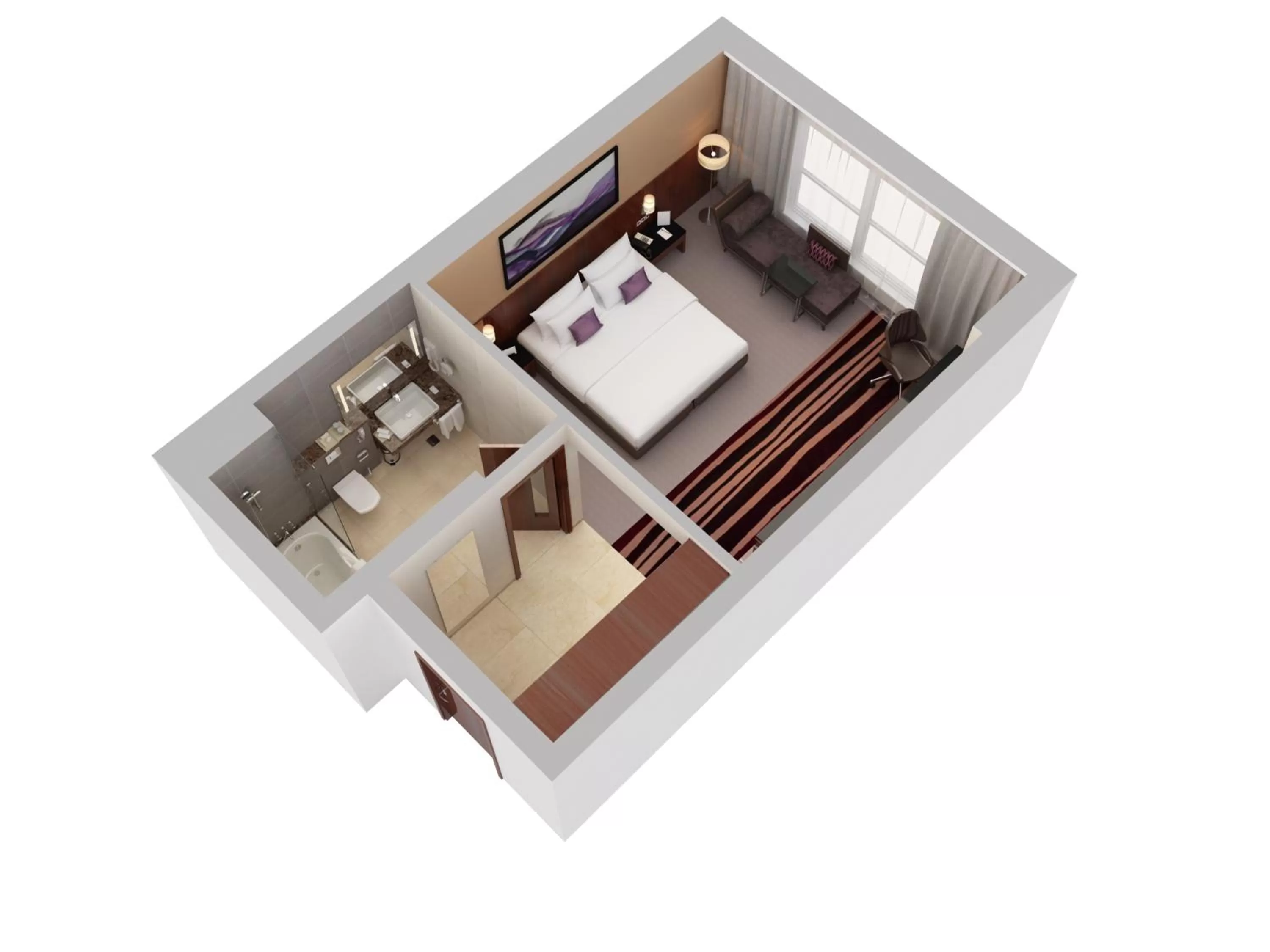 Photo of the whole room, Bed in Flora Al Barsha Hotel At The Mall