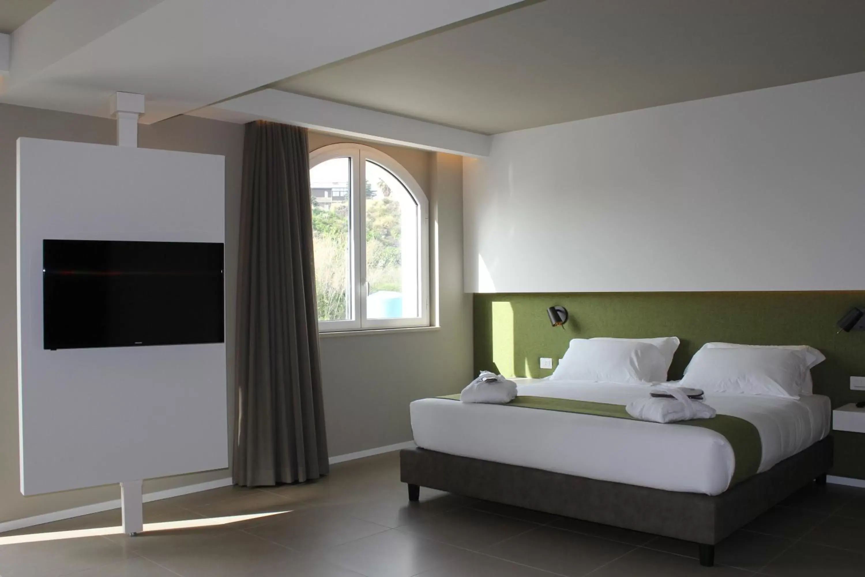 Bedroom, Bed in Airone City Hotel