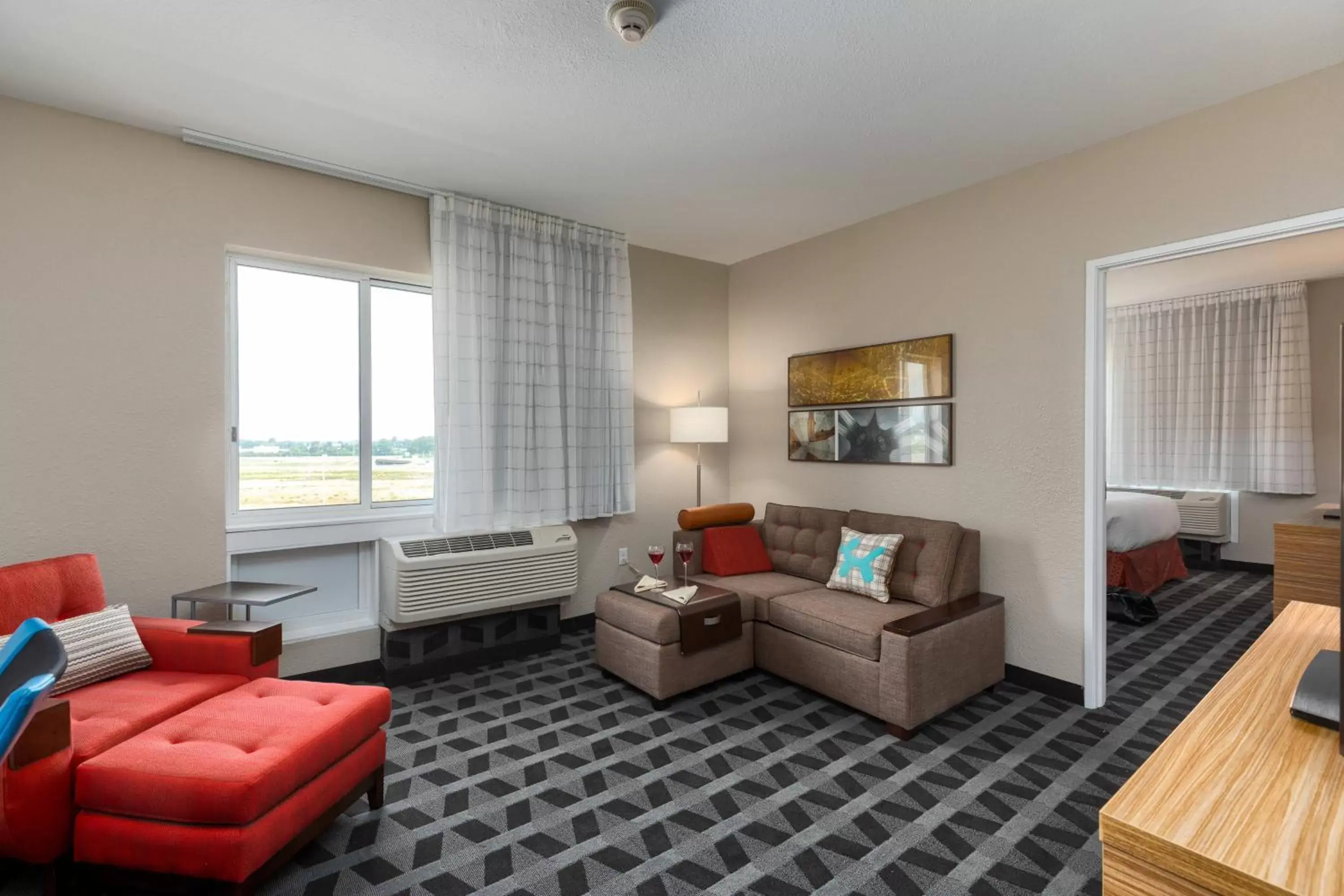 Bedroom, Seating Area in TownePlace Suites by Marriott Owensboro