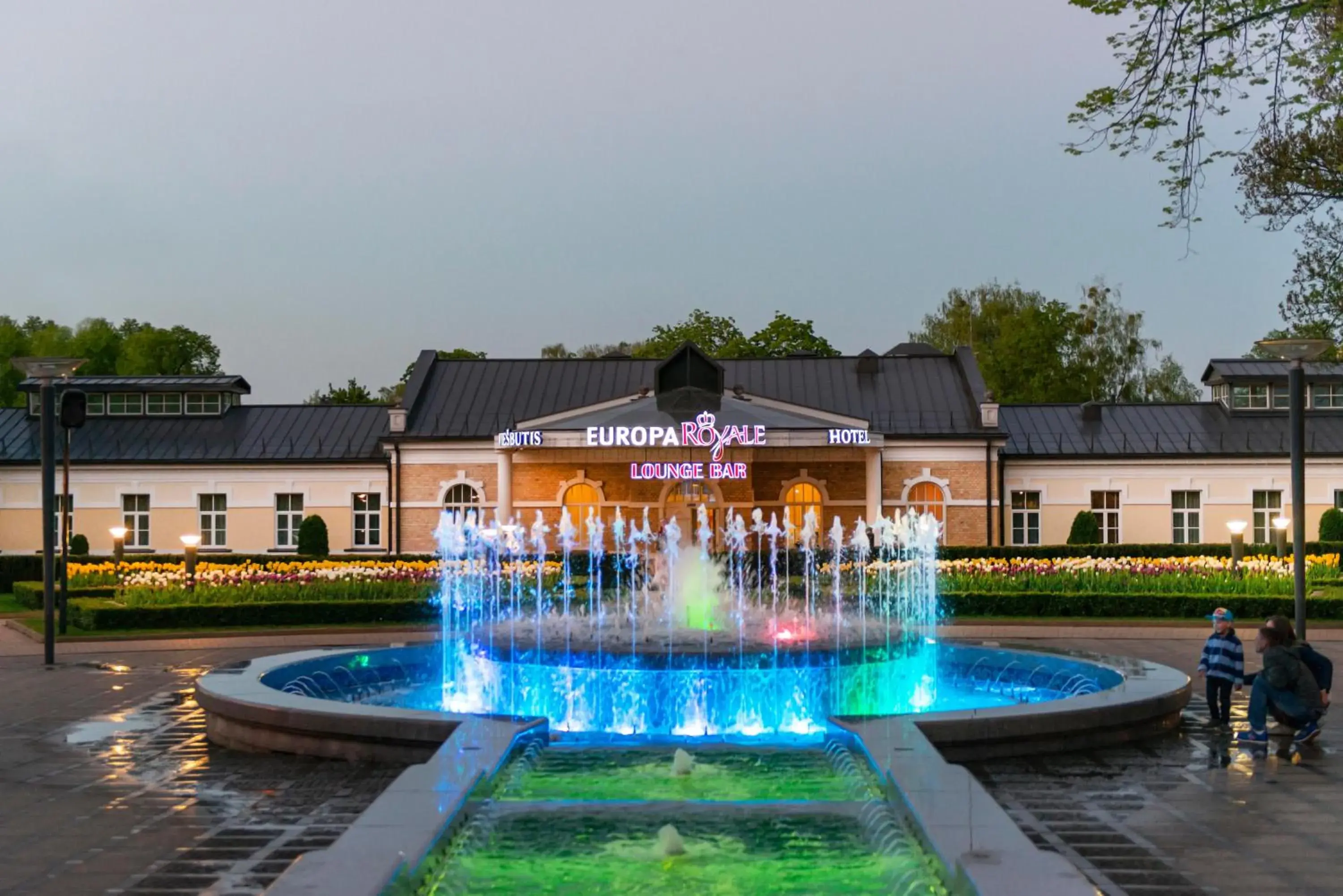 Landmark view, Swimming Pool in Europa Royale Druskininkai