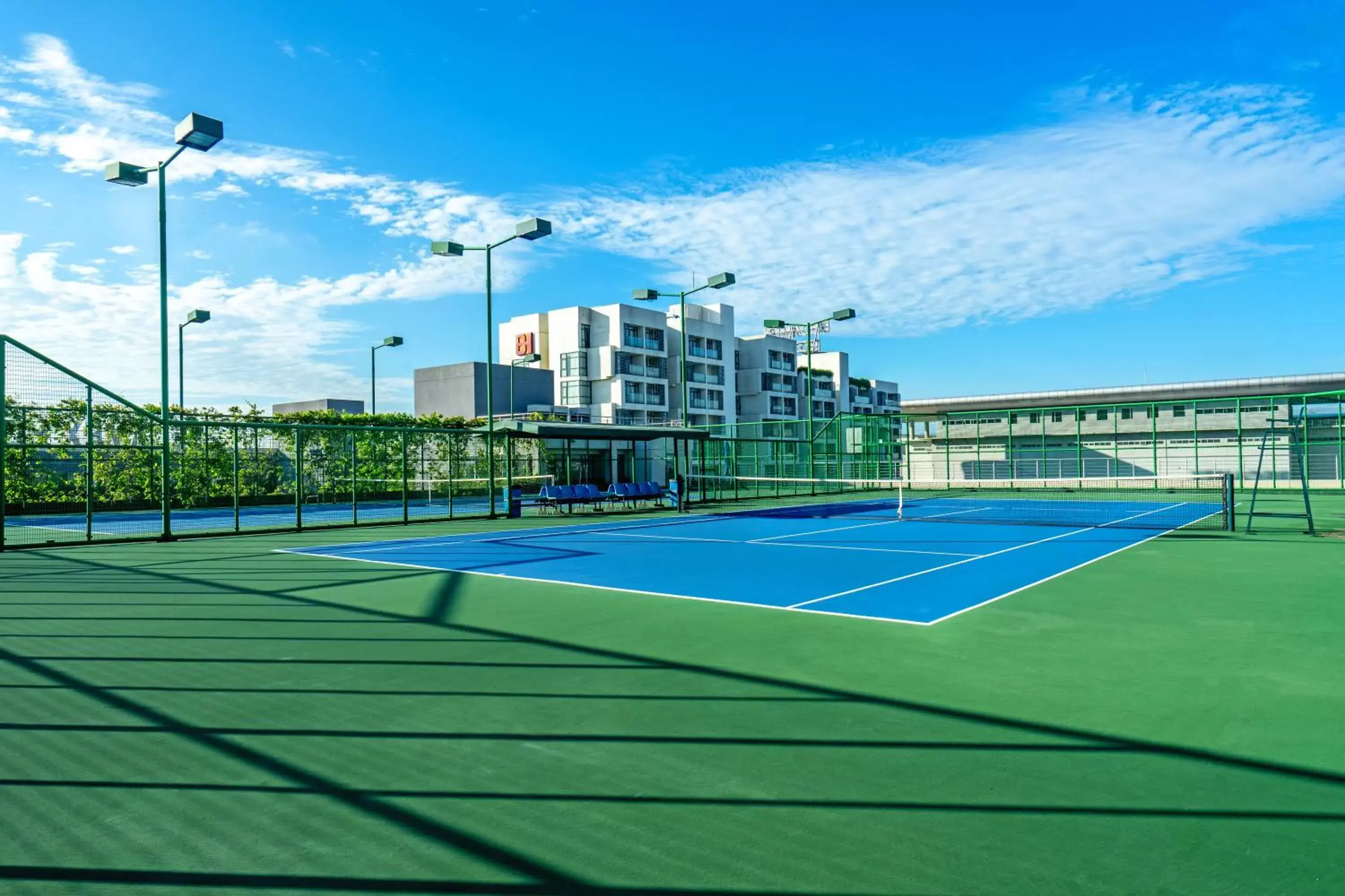 Tennis court, Swimming Pool in Becamex Hotel New City