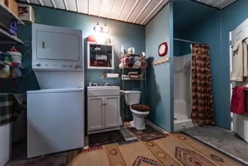 Toilet in Wolf Creek Farm B&B and Motorcycle Manor at Wolf Creek Farm, LLC