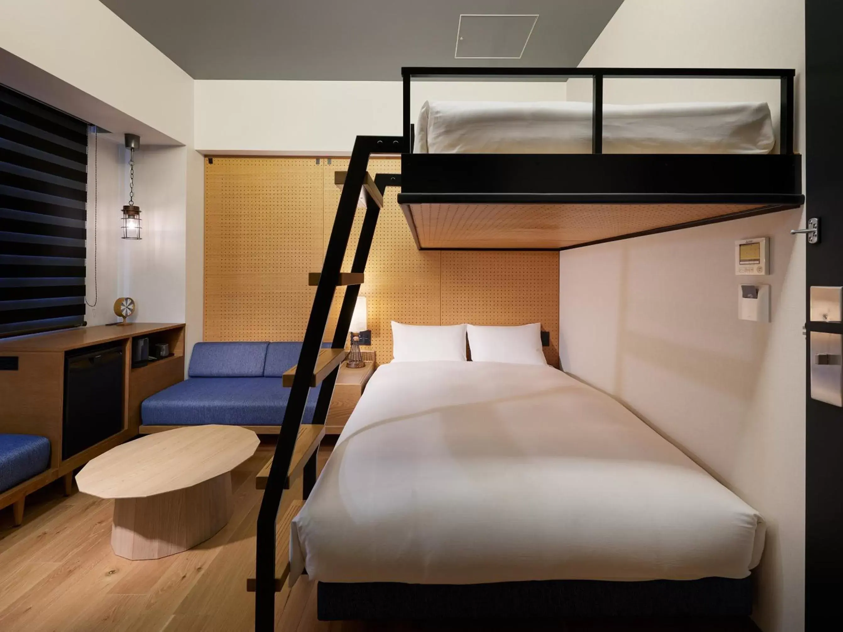 Bedroom, Bed in LAMP LIGHT BOOKS HOTEL fukuoka