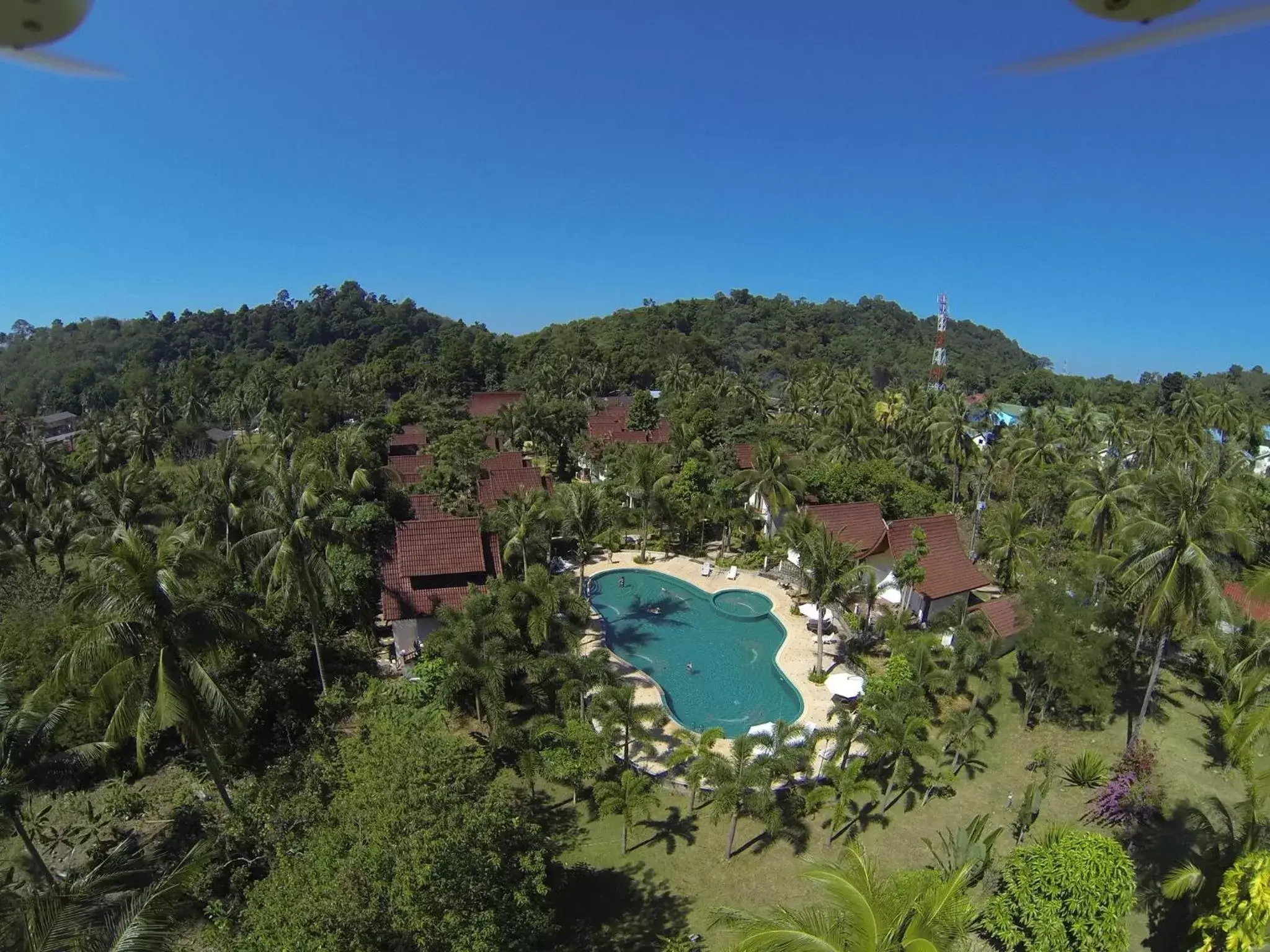 Bird's eye view, Bird's-eye View in Koh Chang Thai Garden Hill Resort