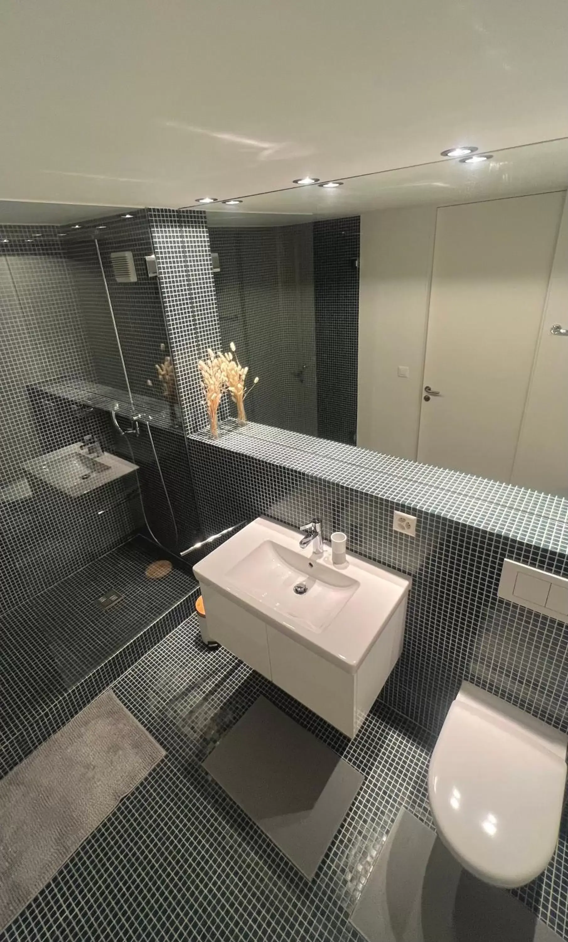 Shower, Bathroom in Hotel Jäger