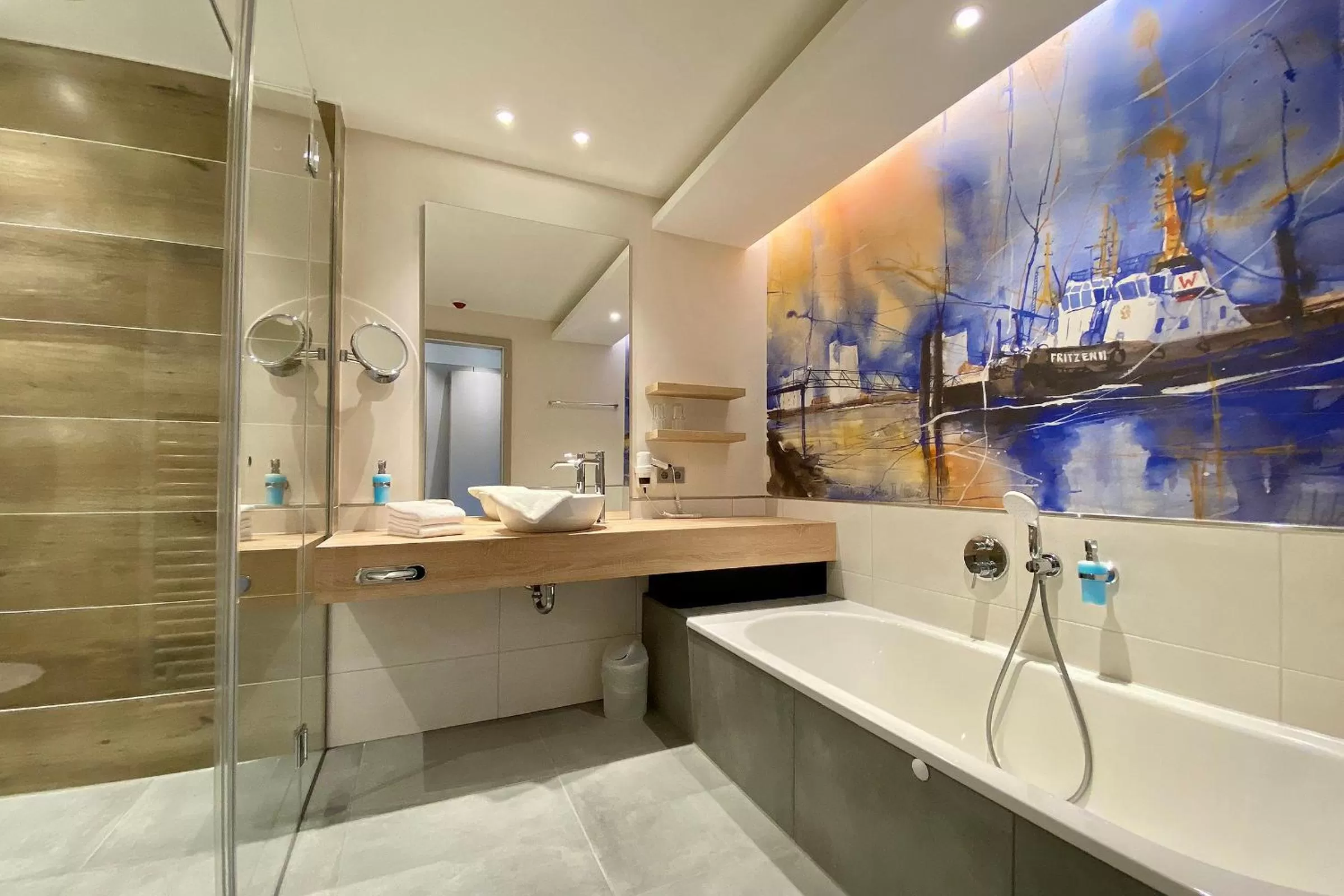 Bathroom in Köhlers Forsthaus Wellness & Genuss Hotel