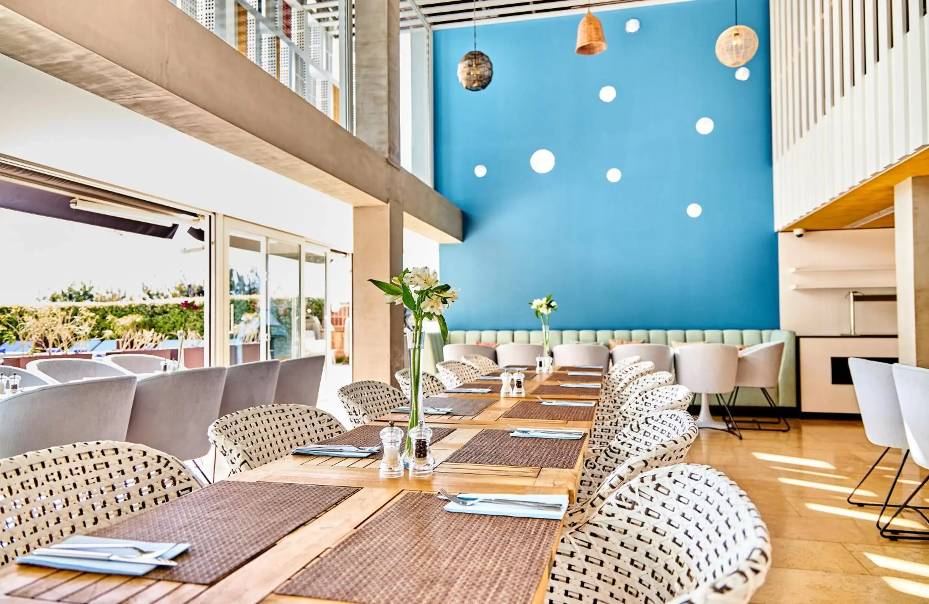 Restaurant/places to eat, Seating Area in Leonardo Boutique Hotel Mallorca Port Portals - Adults only