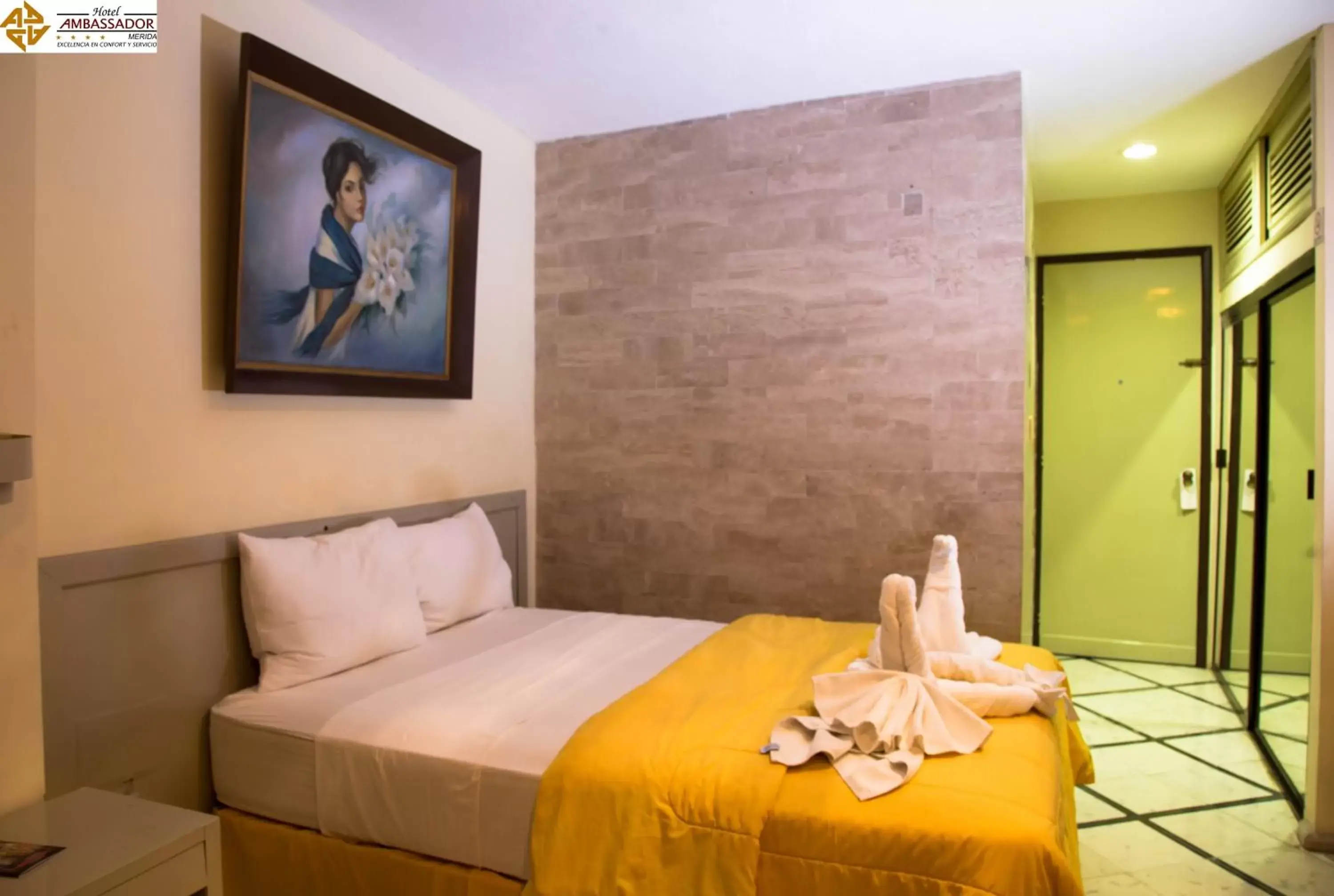 Bed, Room Photo in Hotel Ambassador Mérida