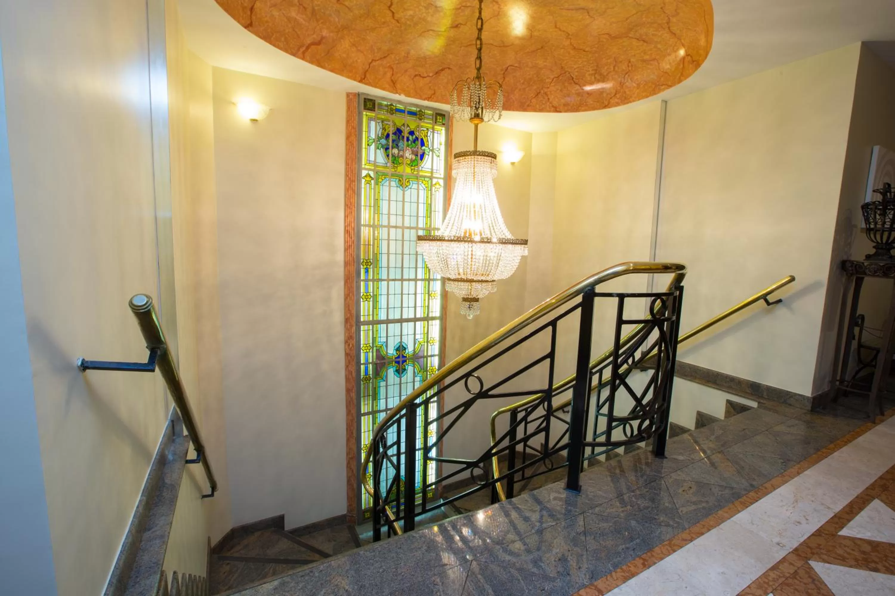 Decorative detail in Augusto's Copacabana Hotel