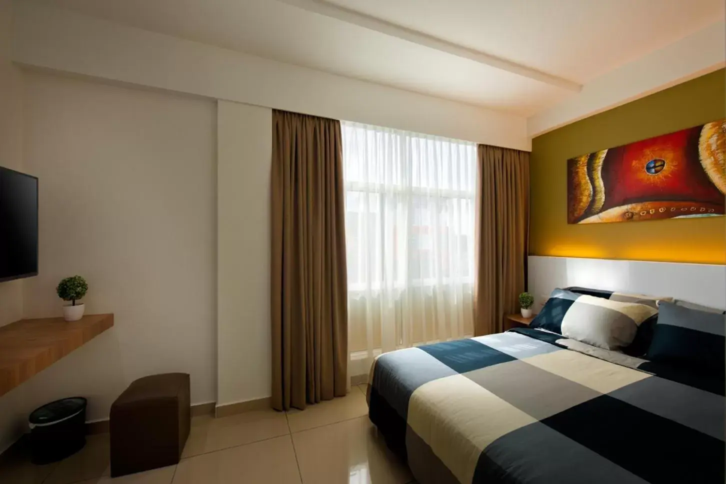 Bed in Rivero Boutique Hotel Melaka