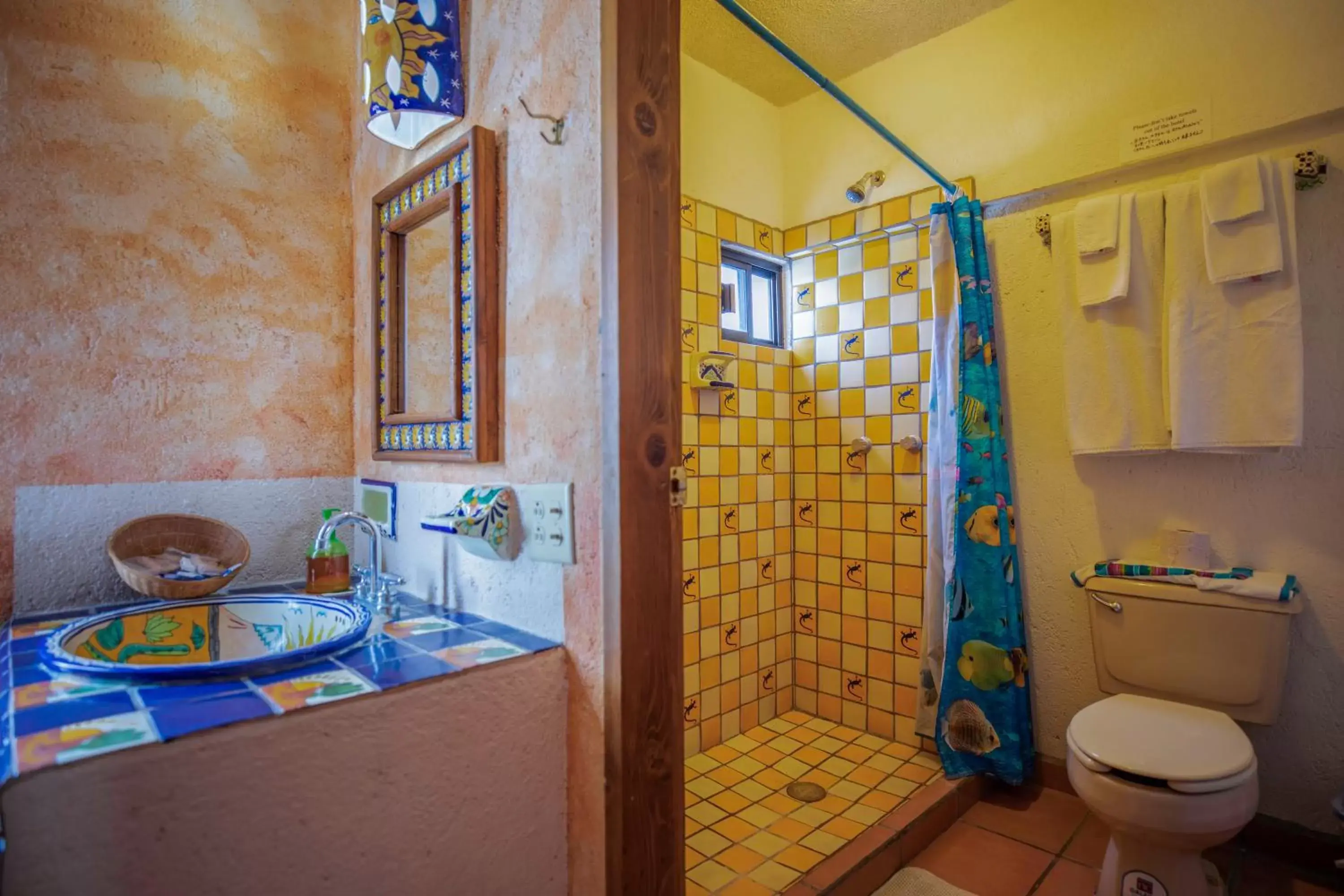 Bathroom in Hotel Posada Luna Sol