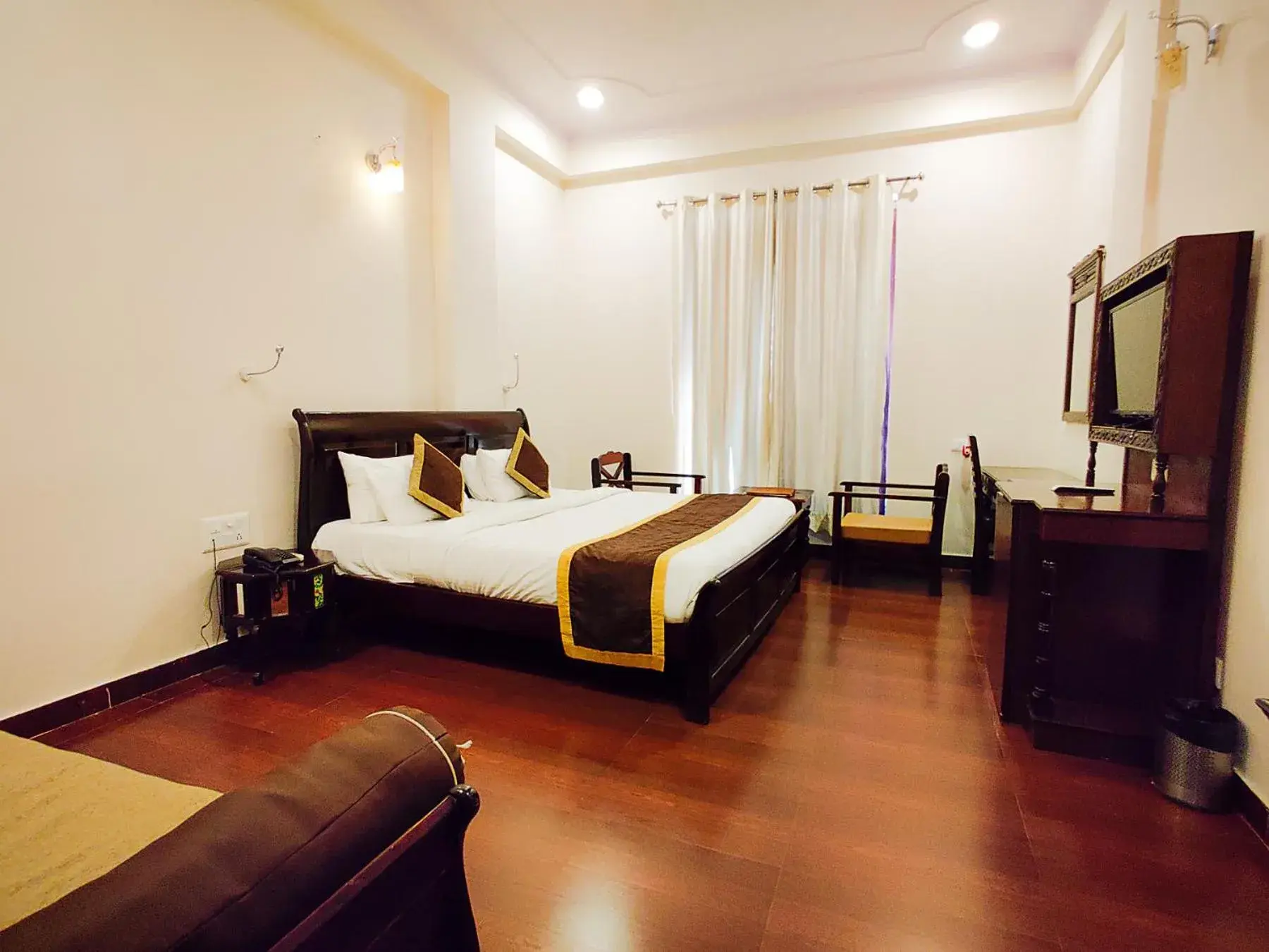 Bedroom, Bed in Ranthambhore National Resort