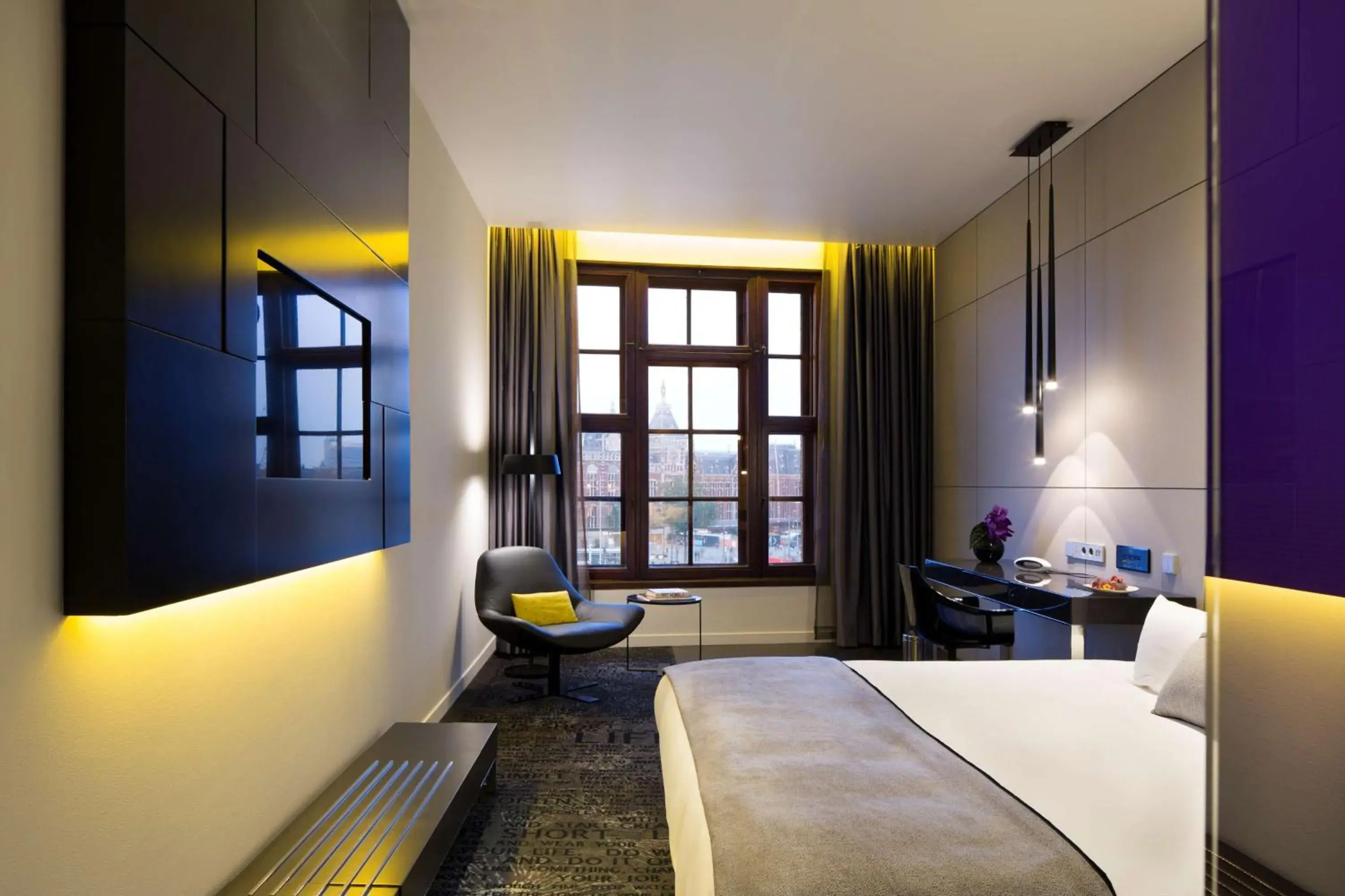 Photo of the whole room in art'otel amsterdam, Powered by Radisson Hotels
