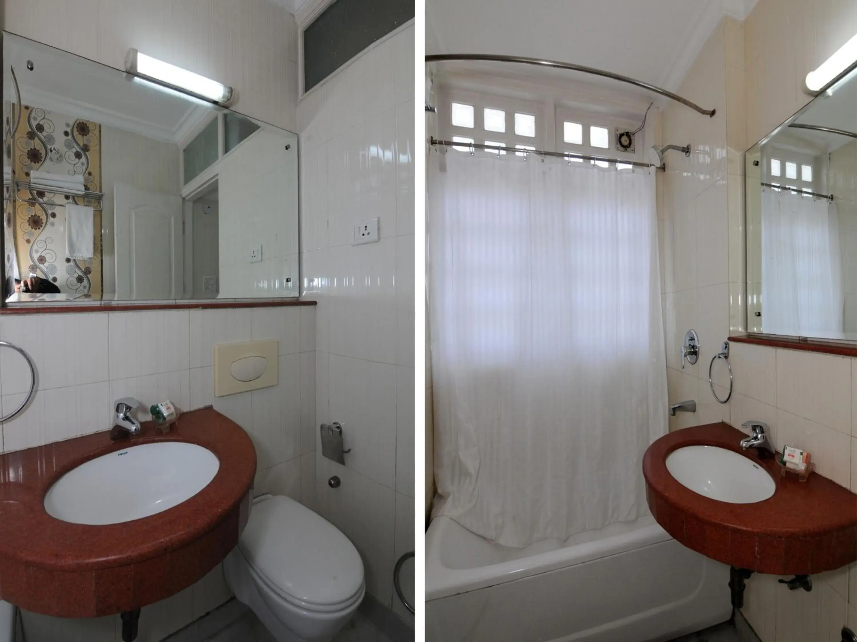 Bathroom in Mehra Residency at The Airport Bathroom in Mehra Residency at The Airport