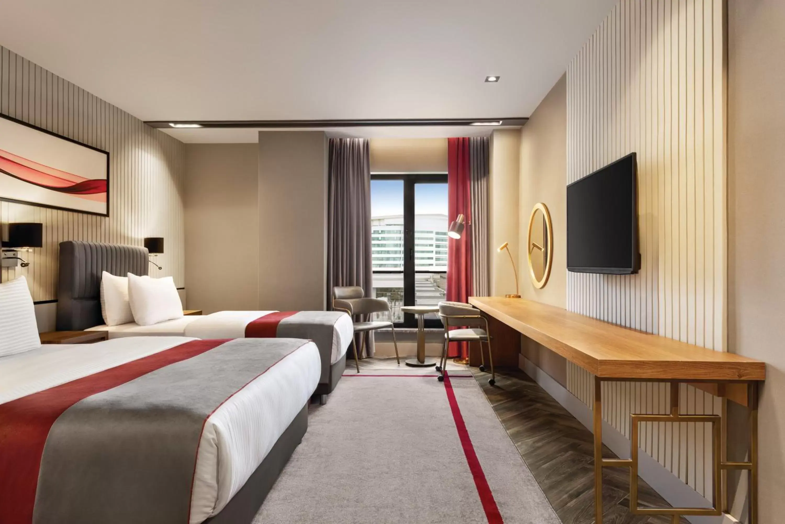 Superior Room with One Queen Bed and One Single Bed - Smoking in Ramada by Wyndham Erzurum Superior Room with One Queen Bed and One Single Bed - Smoking in Ramada by Wyndham Erzurum