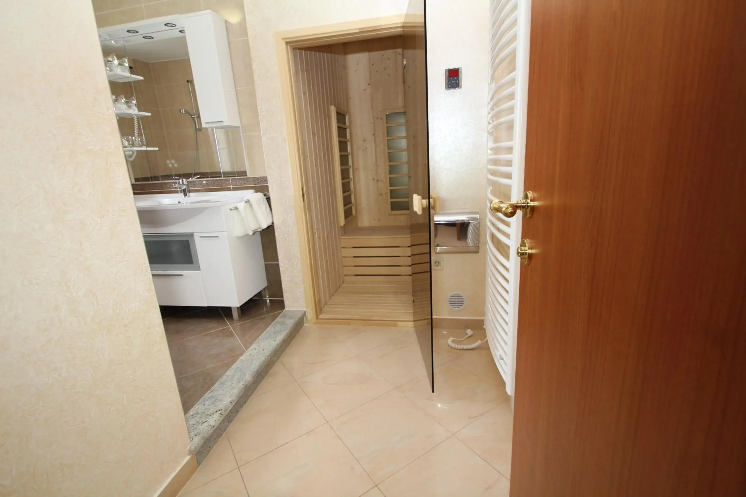 Shower, Bathroom in Hotel Trogir Palace