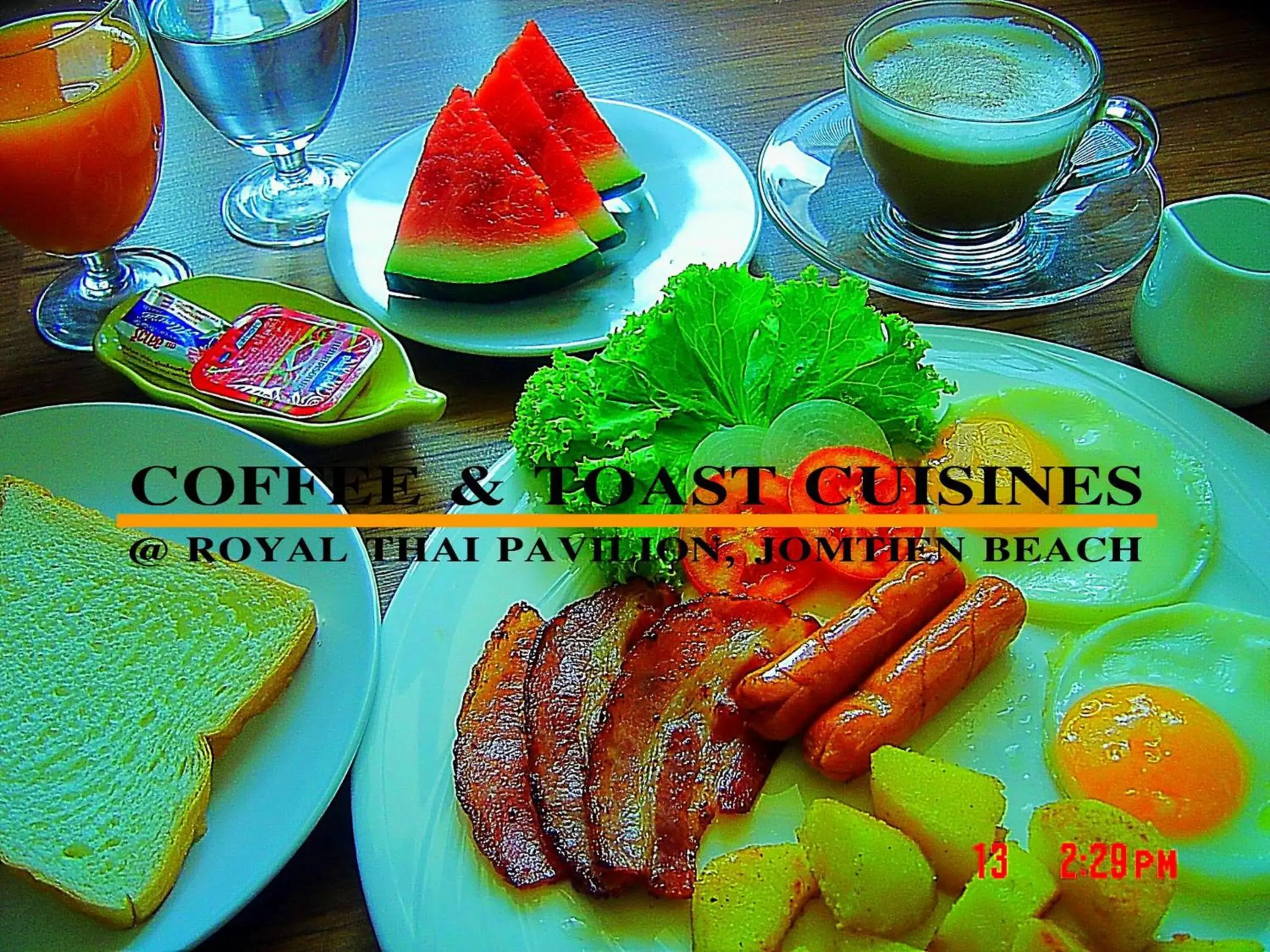 Breakfast in Royal Thai Pavilion Hotel