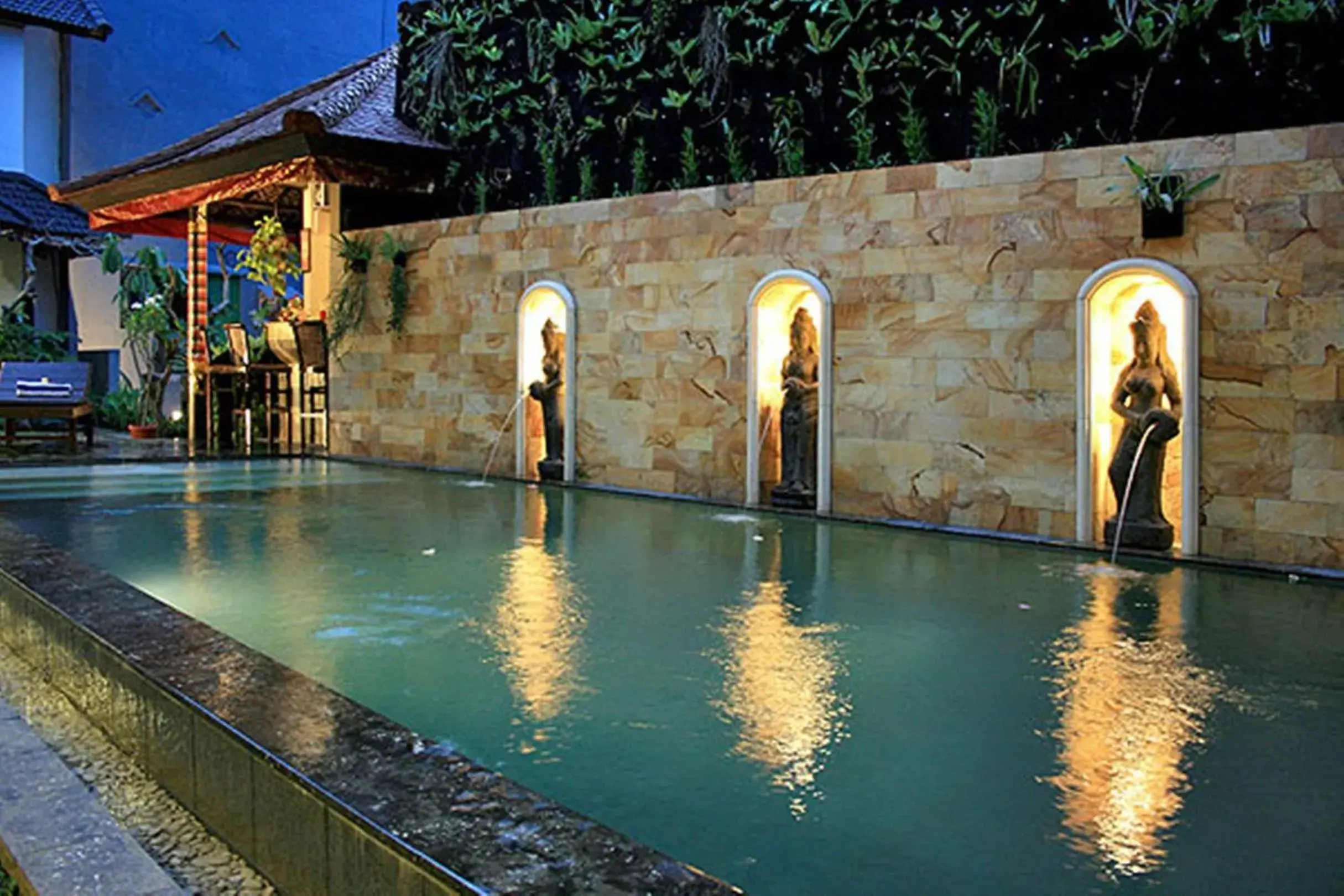 Pool view, Swimming Pool in Taman Ayu Legian