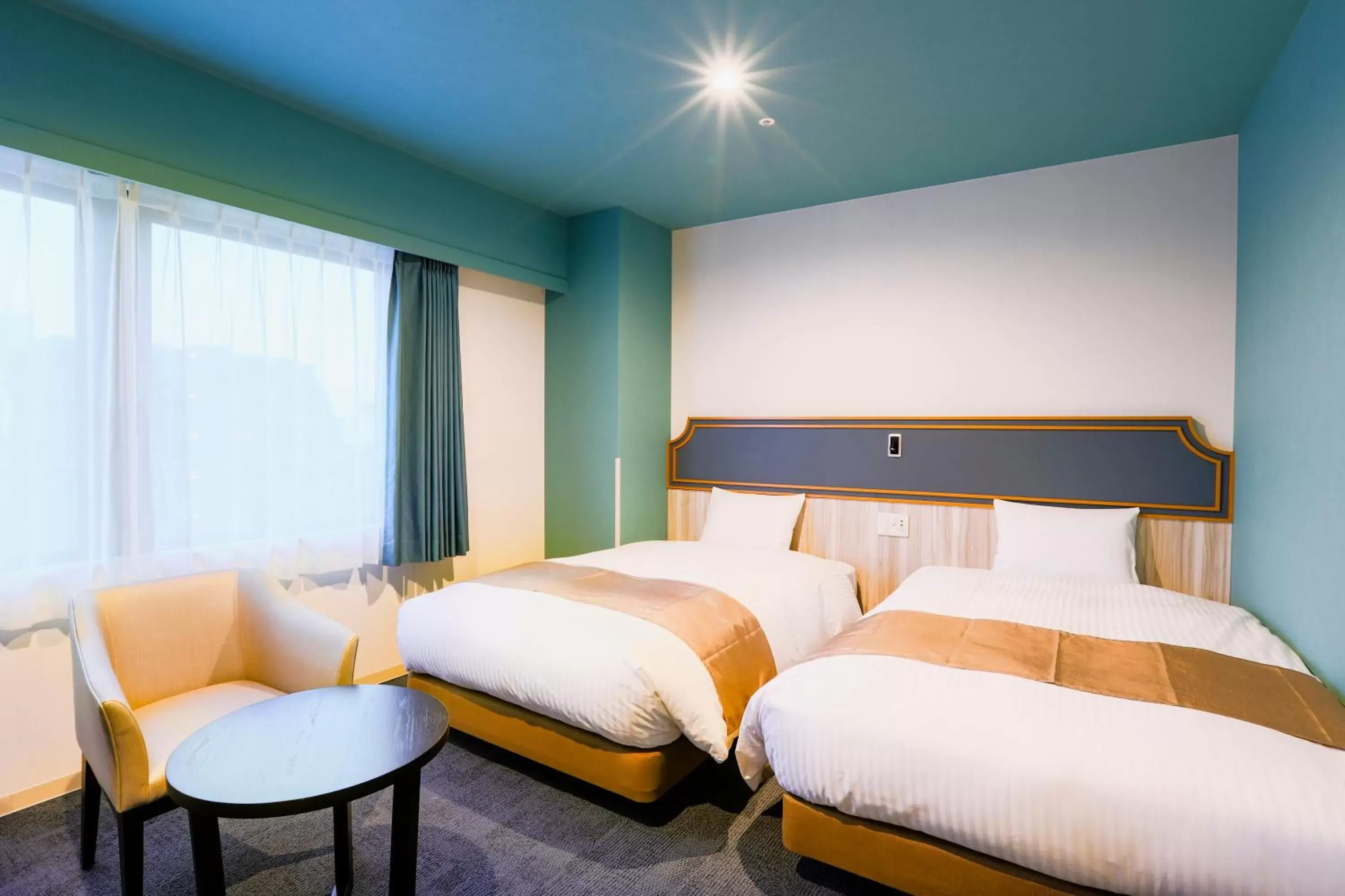 Bed in Hotel Wing International Select Kumamoto