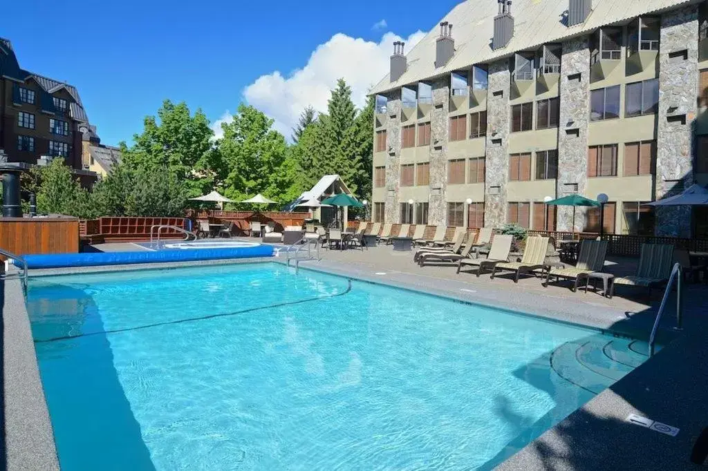 Swimming Pool in Mountain Side Hotel Whistler by Executive