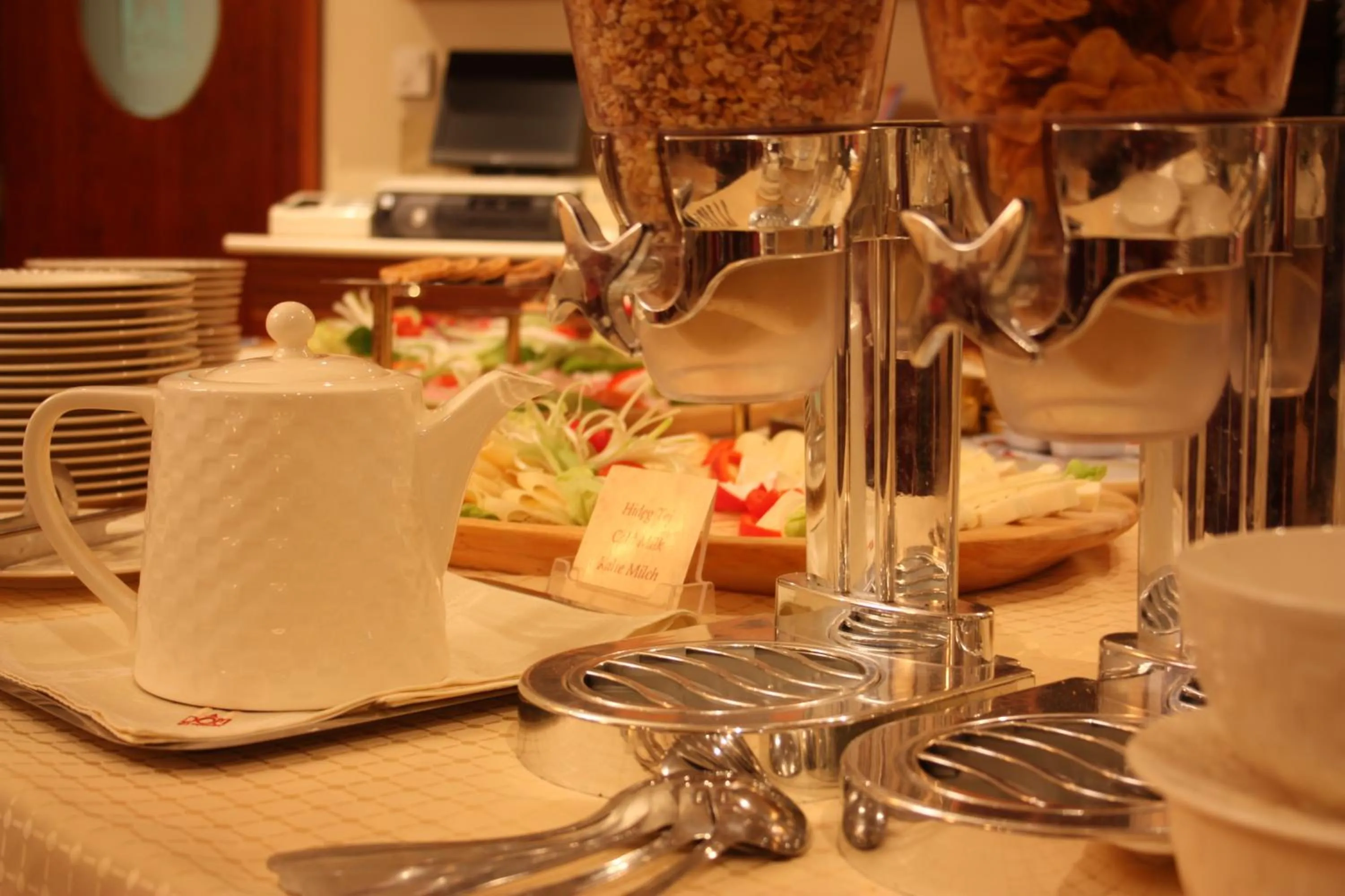 Buffet breakfast in Dóm Hotel