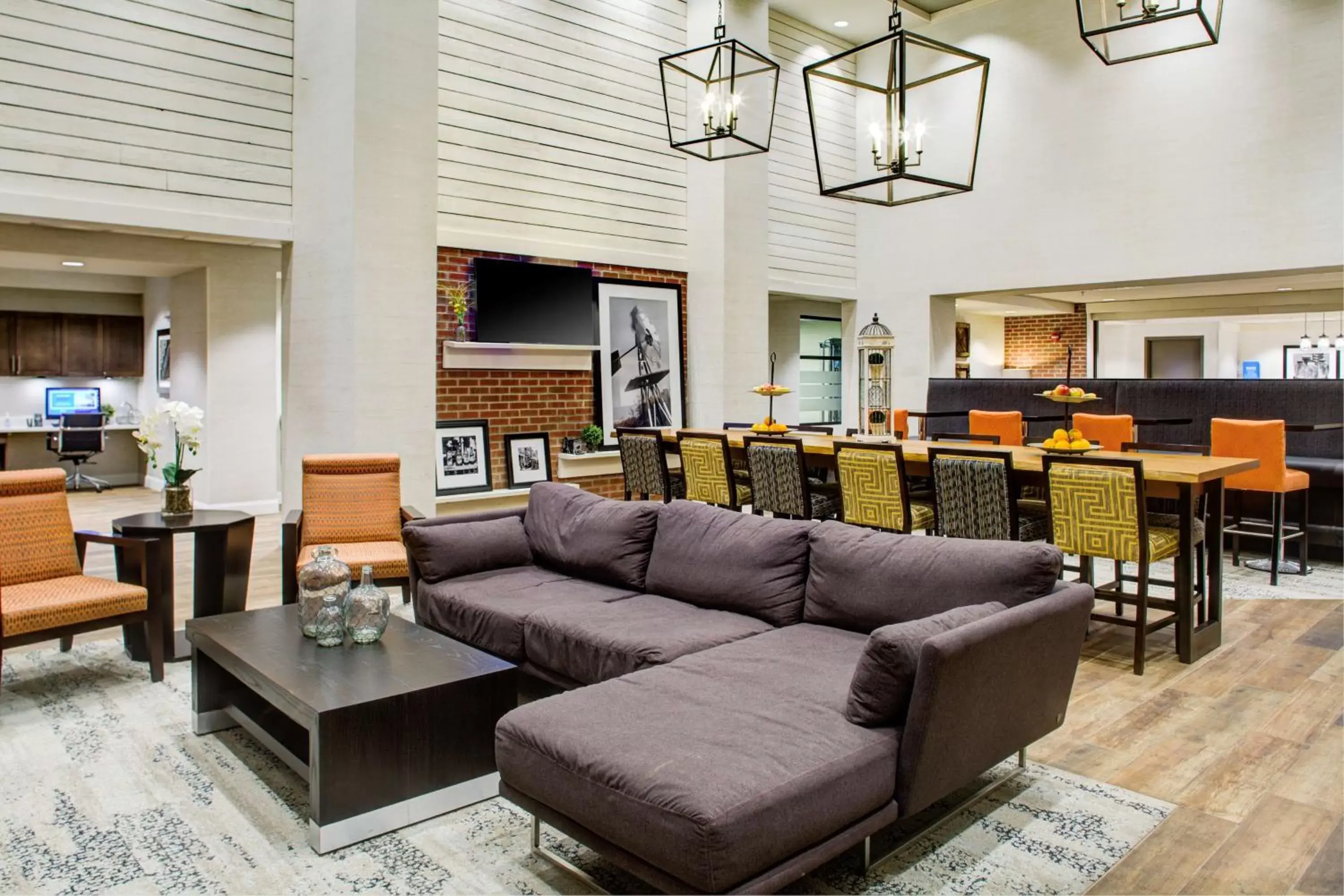 Lobby or reception in Hampton Inn & Suites Pittsburg Kansas Crossing