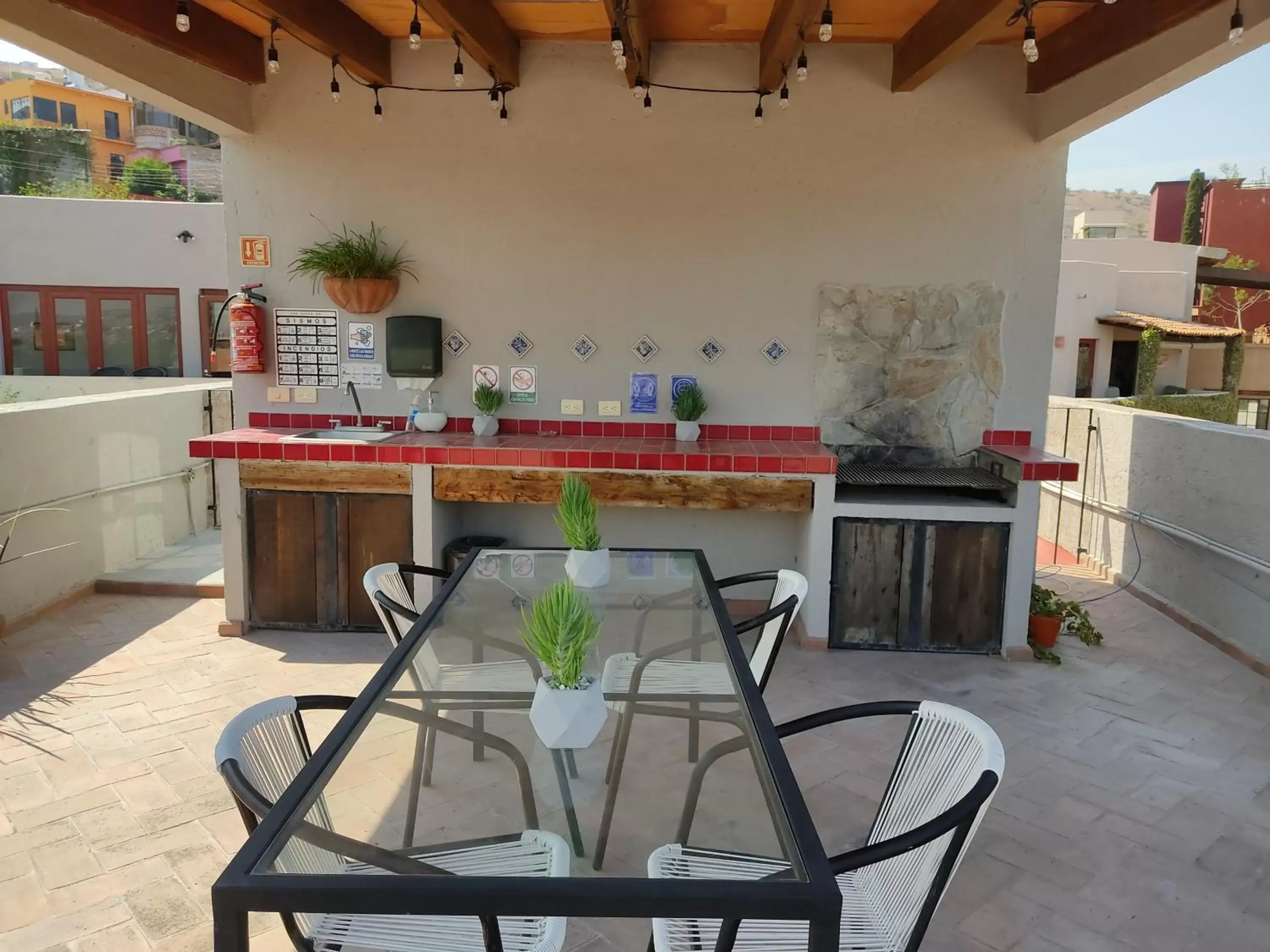 Balcony/Terrace in Casa Goyri San Miguel de Allende