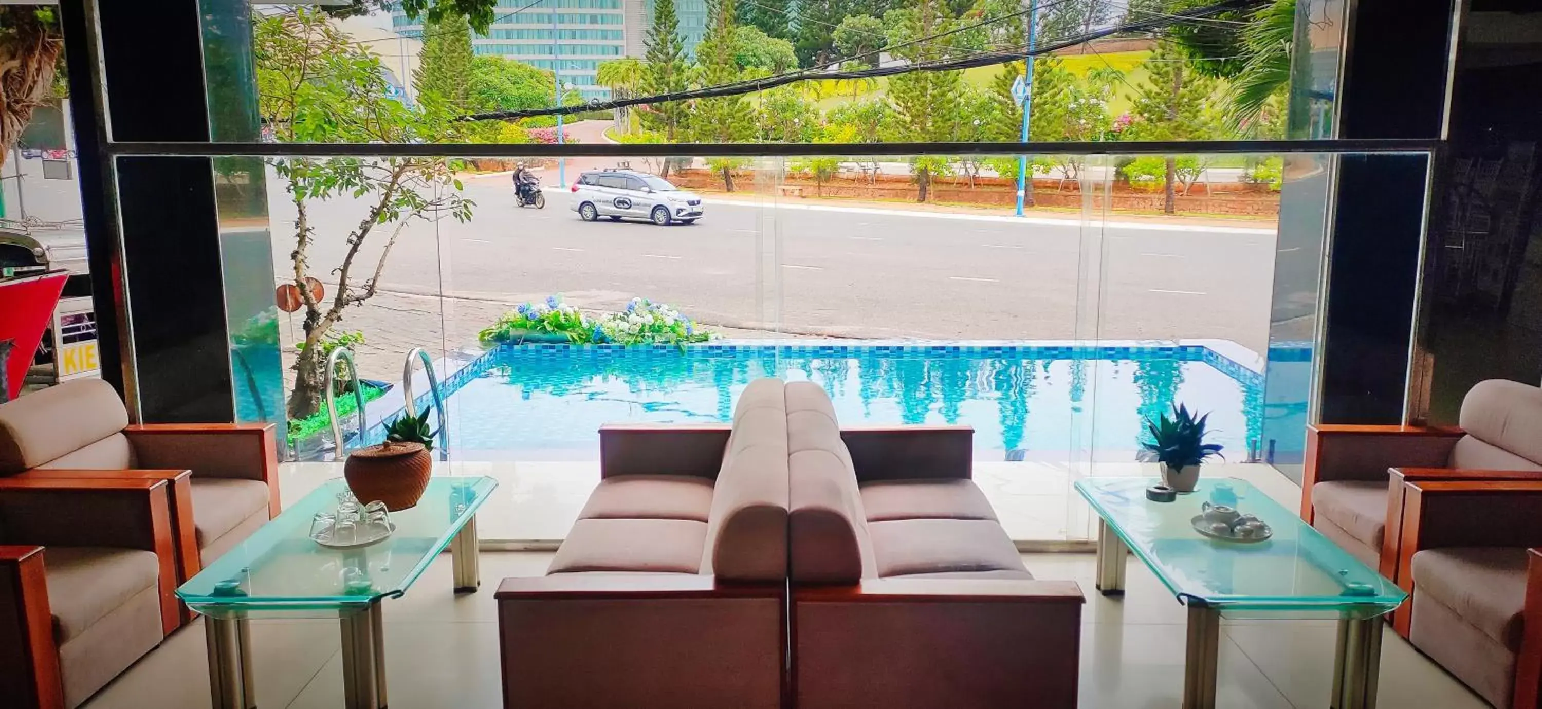 Seating area in Kieu Anh Hotel