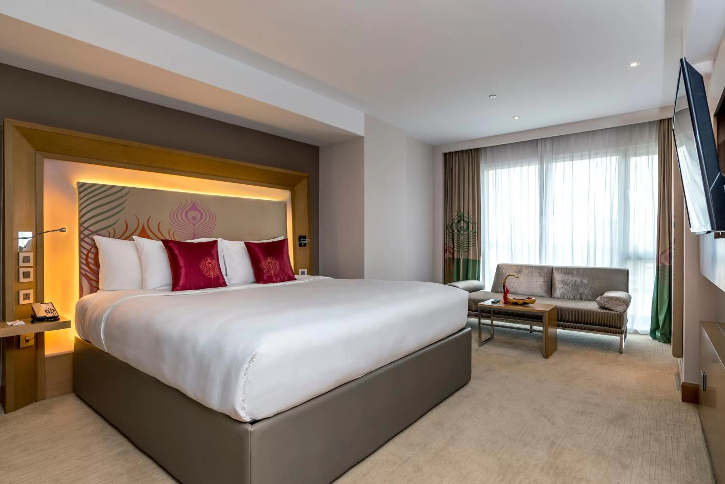 Photo of the whole room, Bed in Novotel Yangon Max