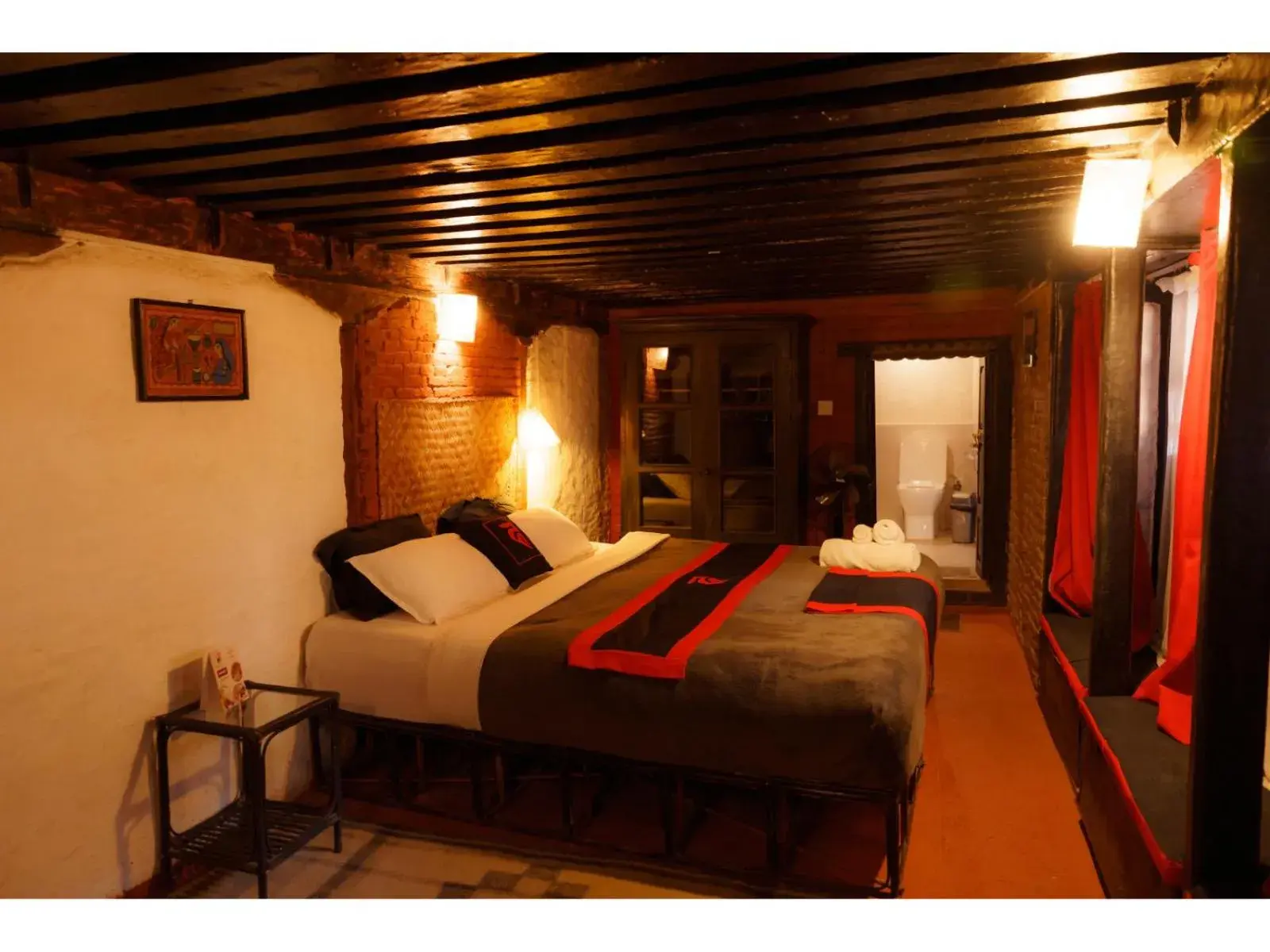 Photo of the whole room, Bed in Hira Guest House