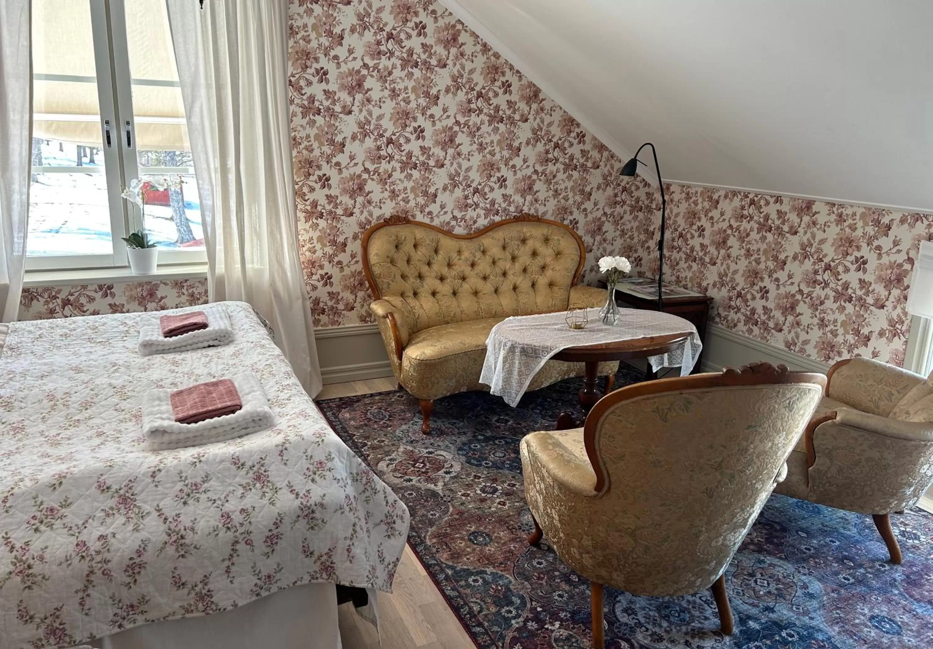 Bed in Villa Fryksta