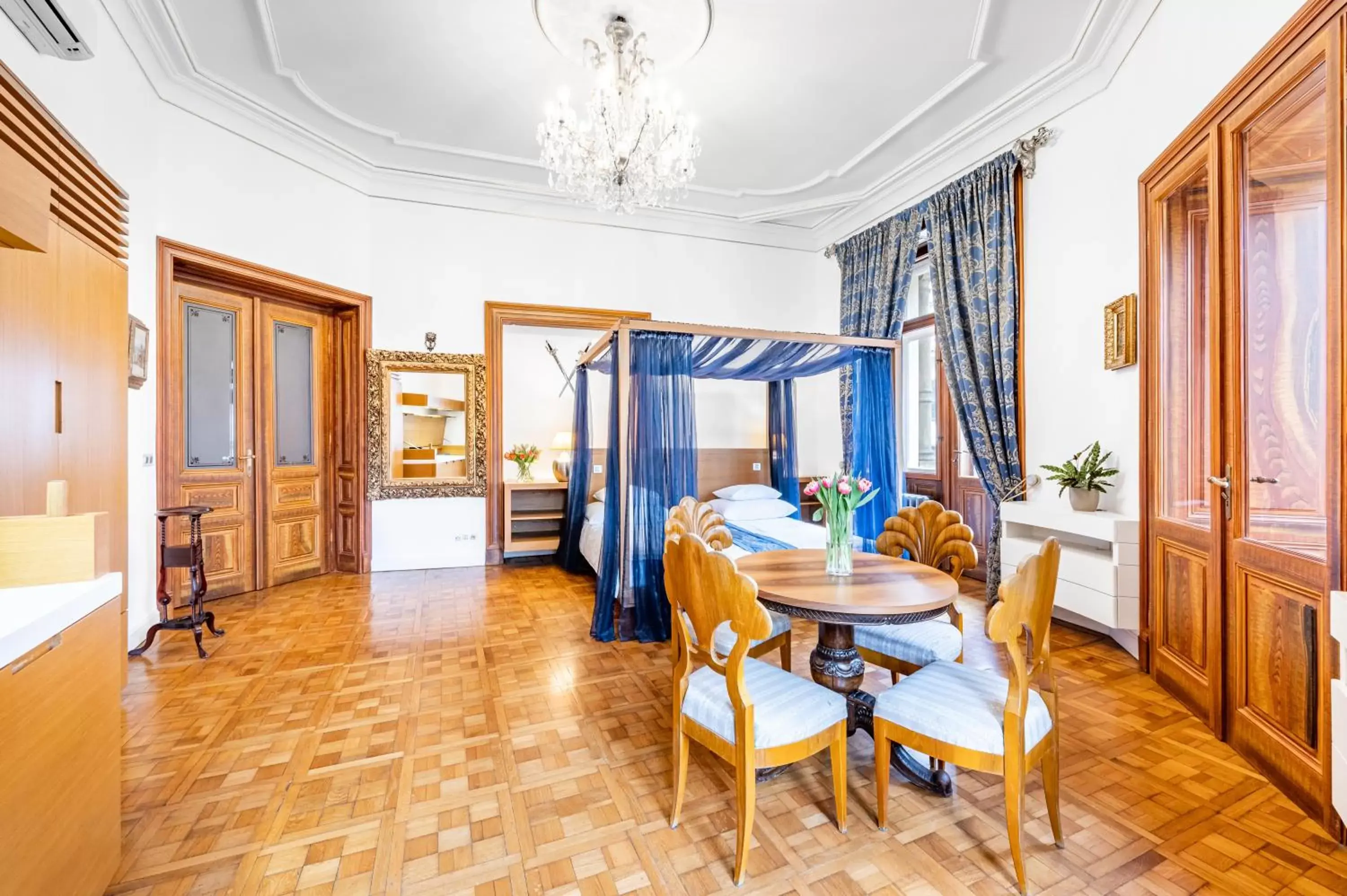 Seating area, Dining Area in Malostranská Residence