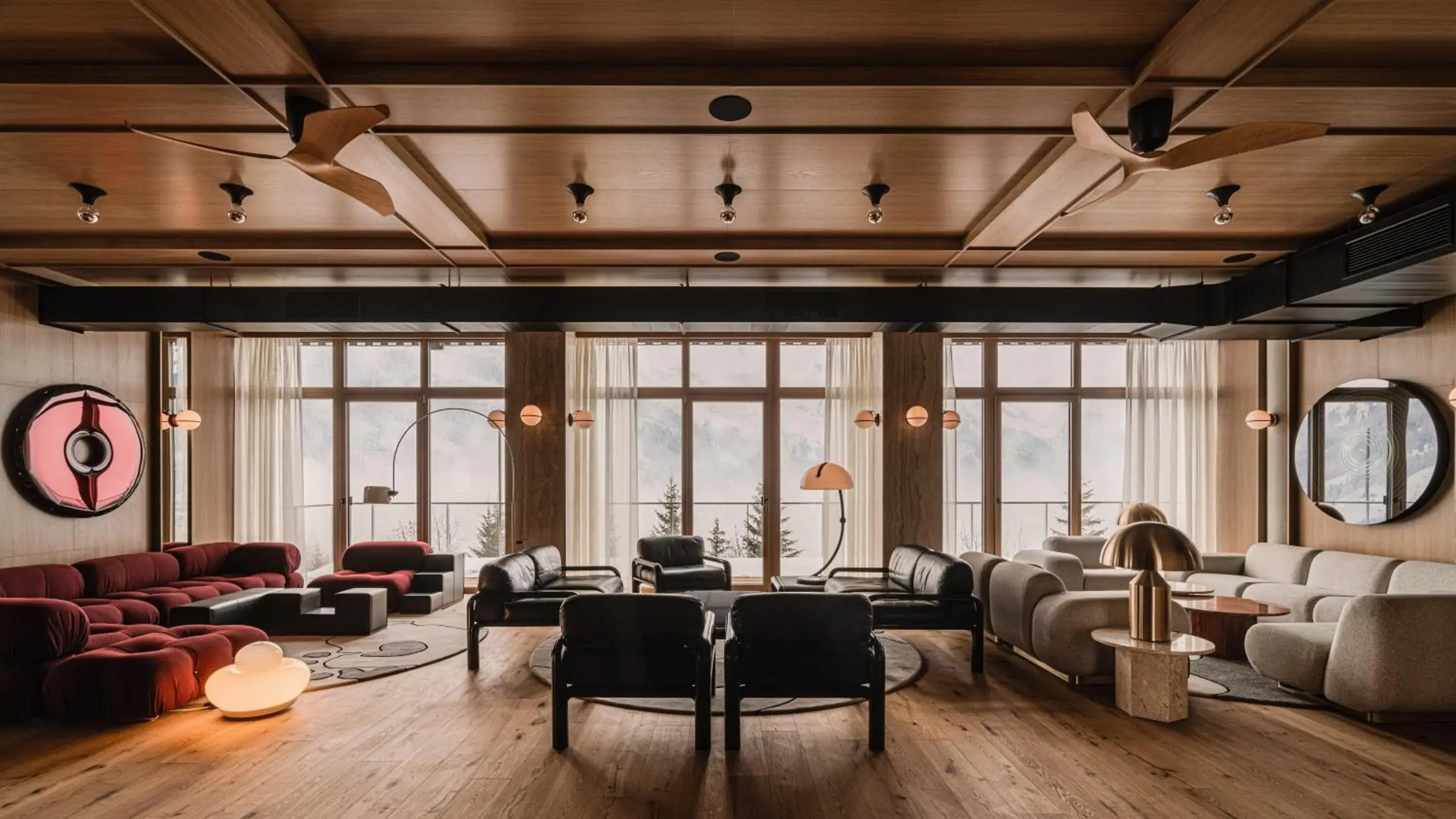 Lobby or reception in The Comodo Bad Gastein, a Member of Design Hotels