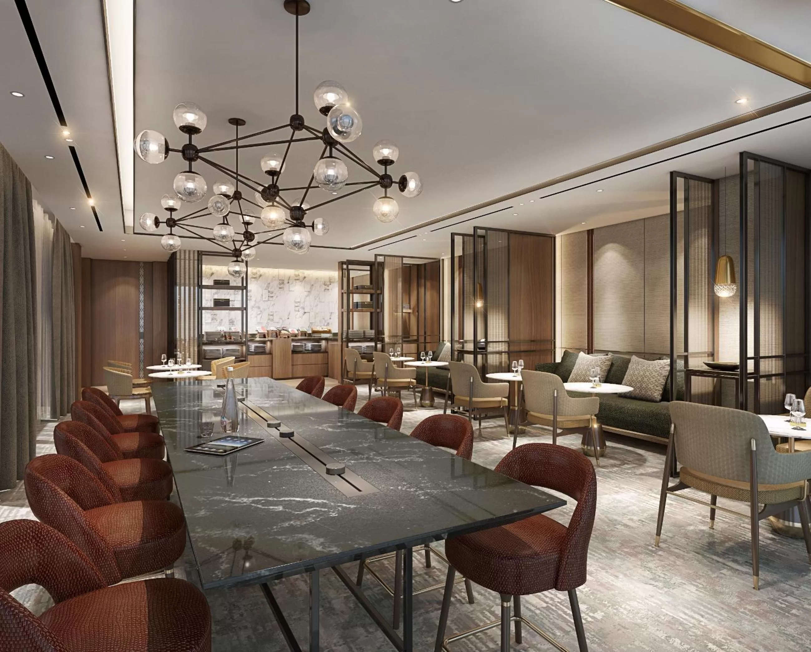 Restaurant/places to eat in Oakwood Premier Phnom Penh