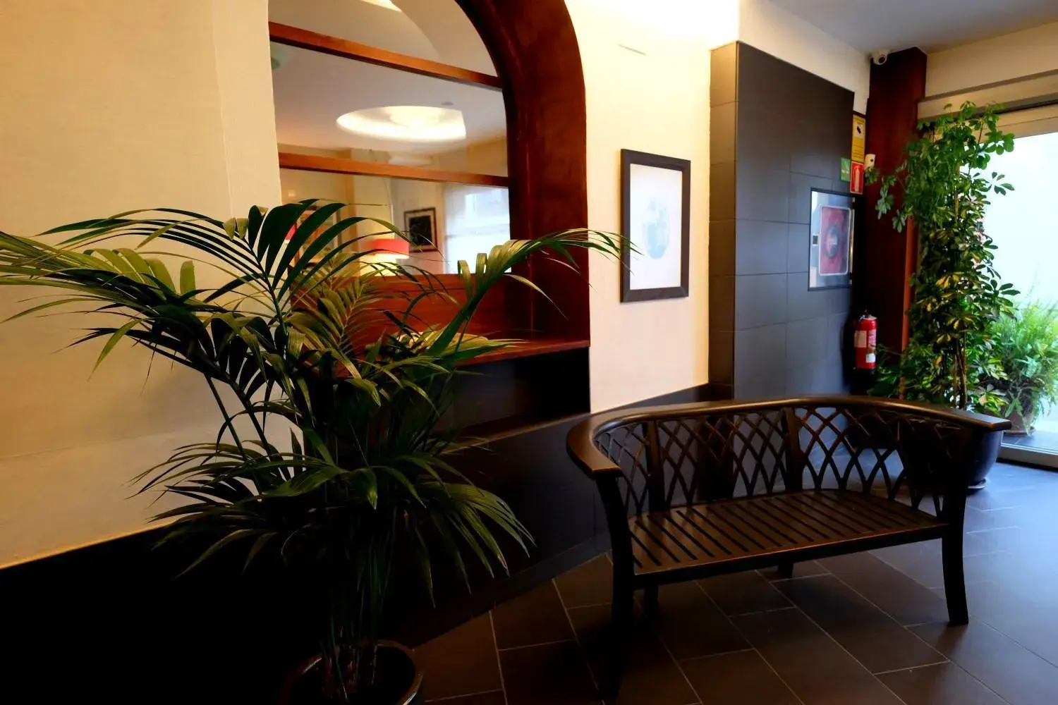 Lobby or reception in Hotel Carmen Lobby or reception in Hotel Carmen