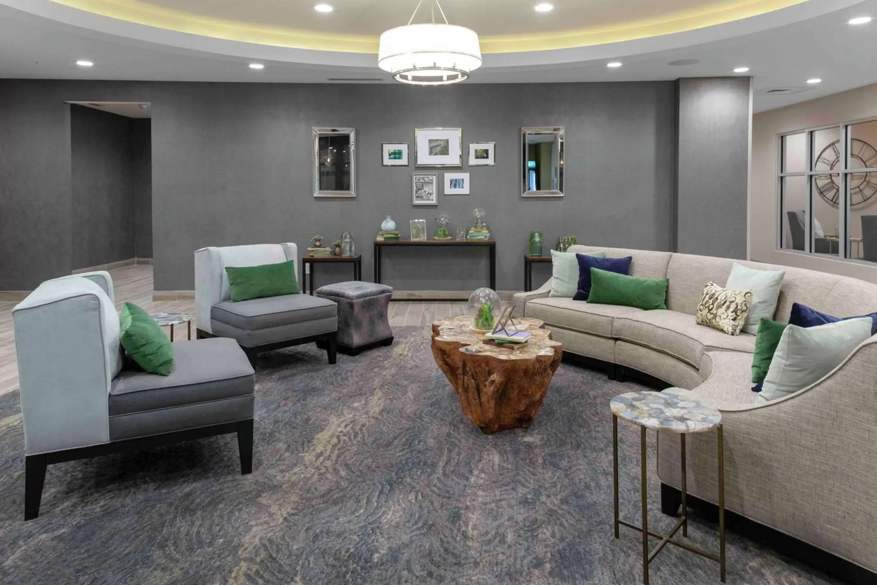 Lobby or reception, Seating Area in Homewood Suites By Hilton Lansing Eastwood