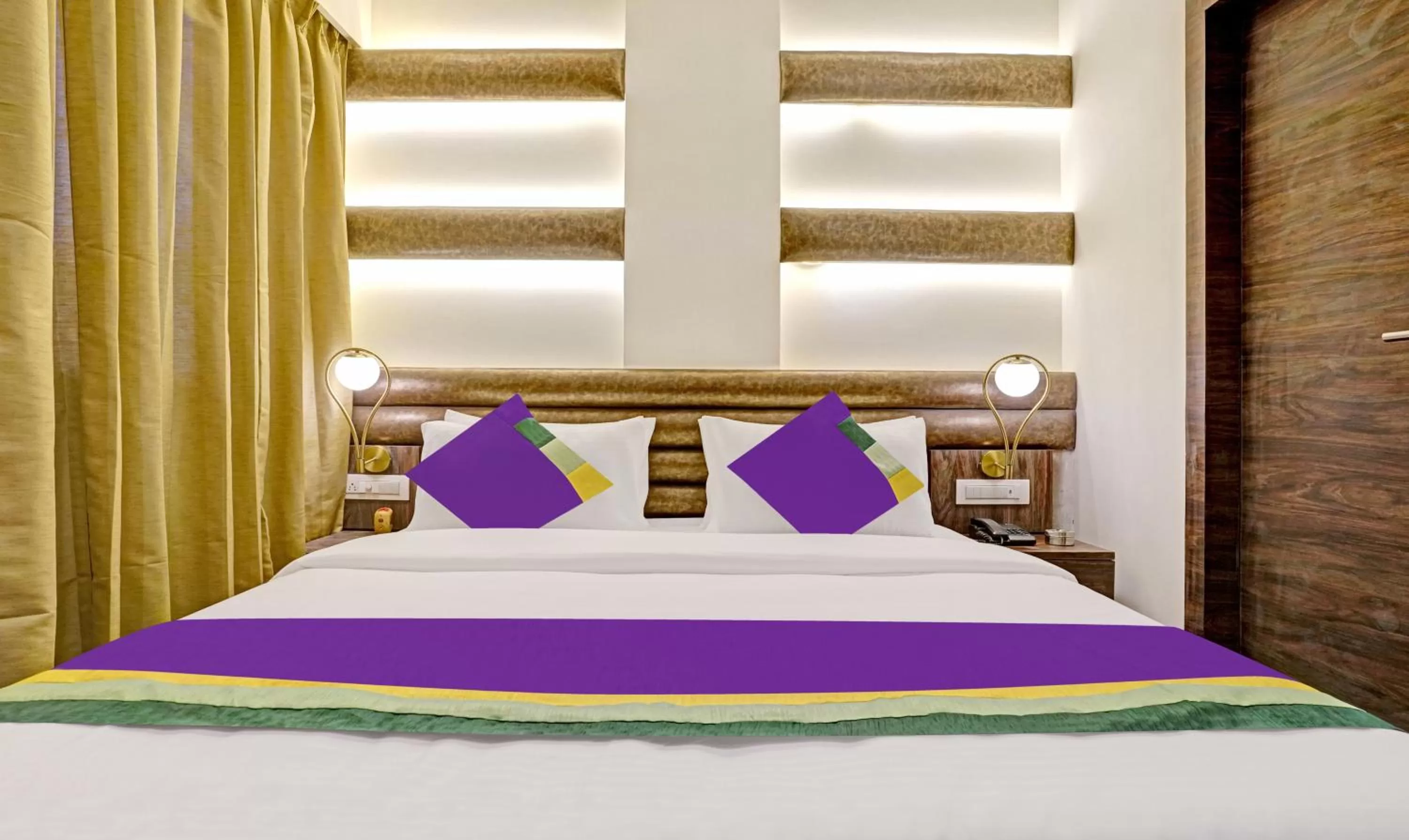 Bedroom, Bed in Treebo Premium Widlor Boutique