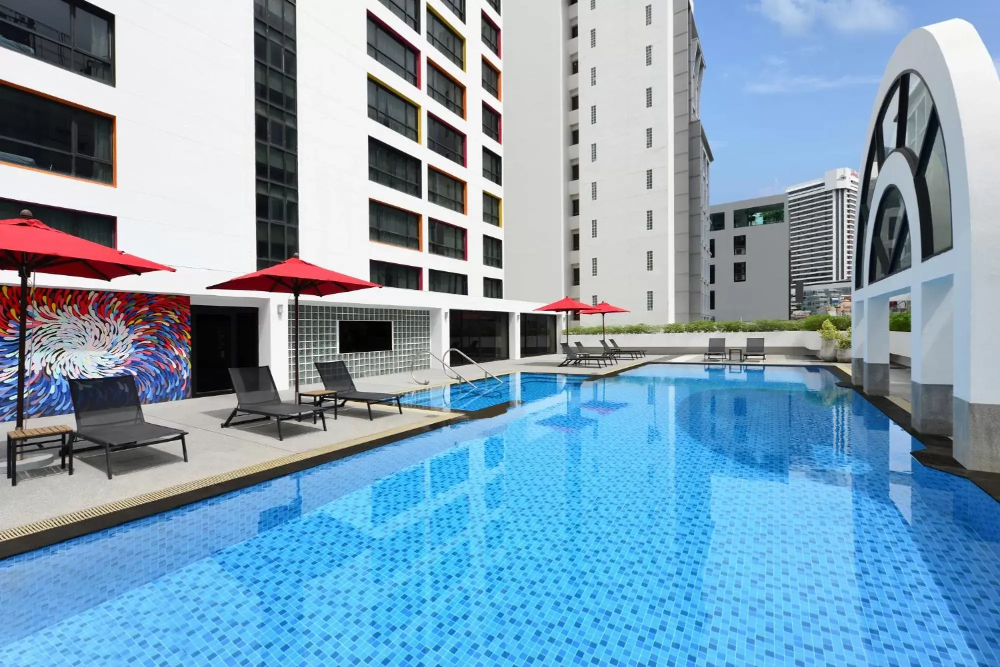 Swimming Pool in BelAire Bangkok Sukhumvit - SHA Extra Plus