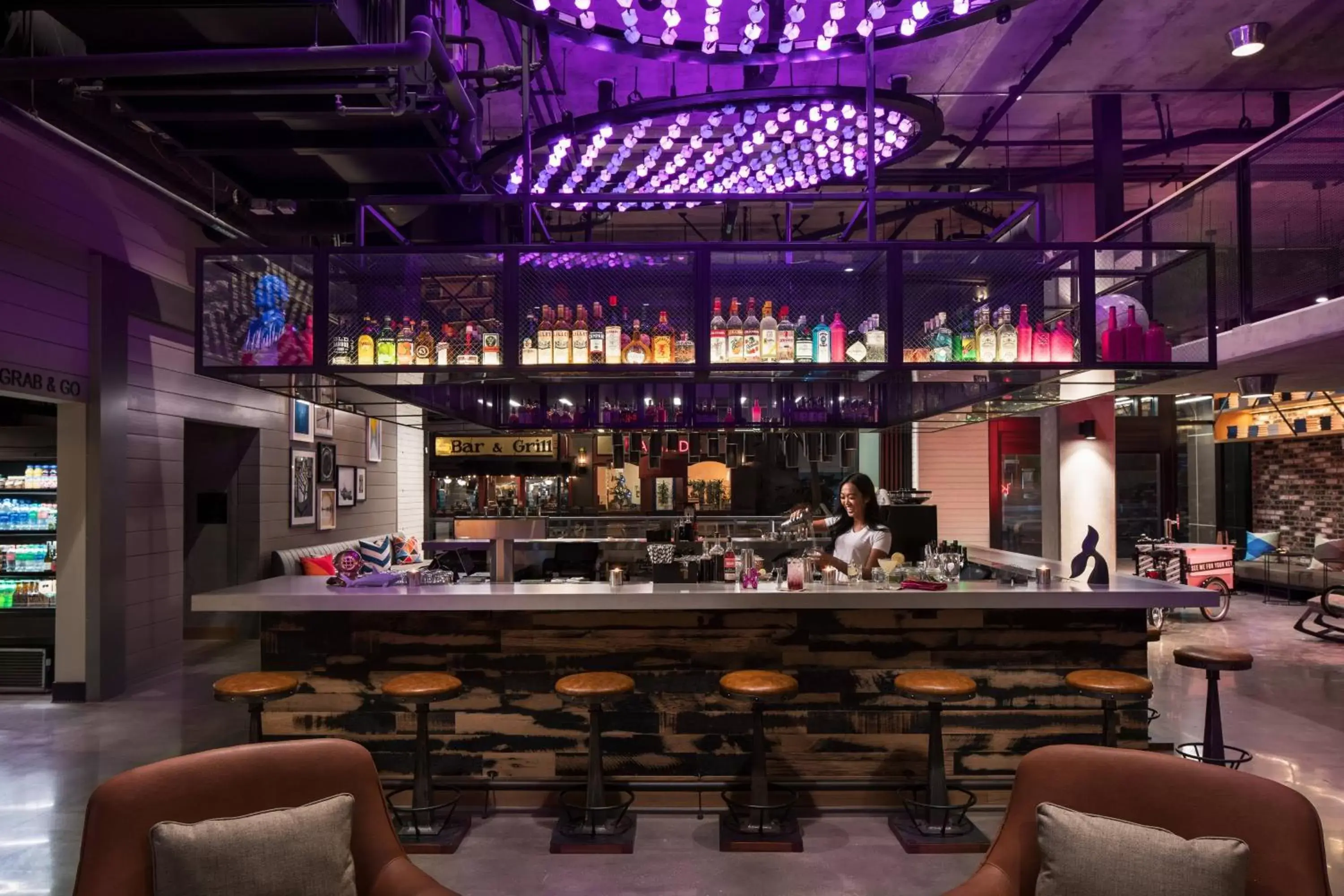 Restaurant/places to eat, Lounge/Bar in Moxy San Diego Gaslamp Quarter