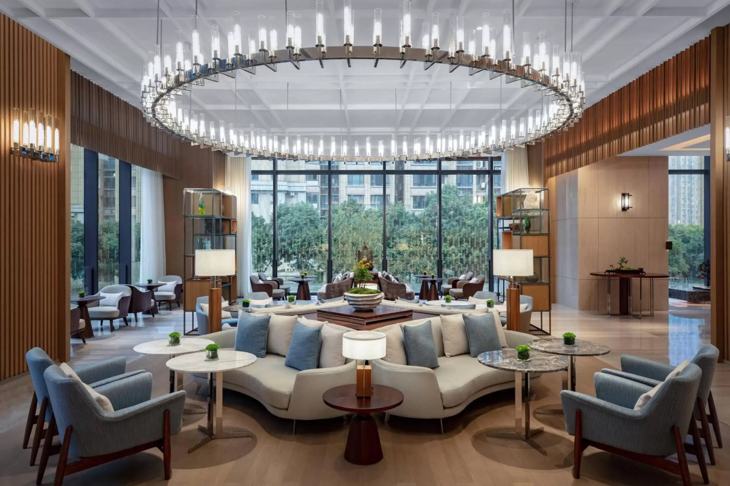 Lobby or reception in Courtyard by Marriott Suzhou Mudu