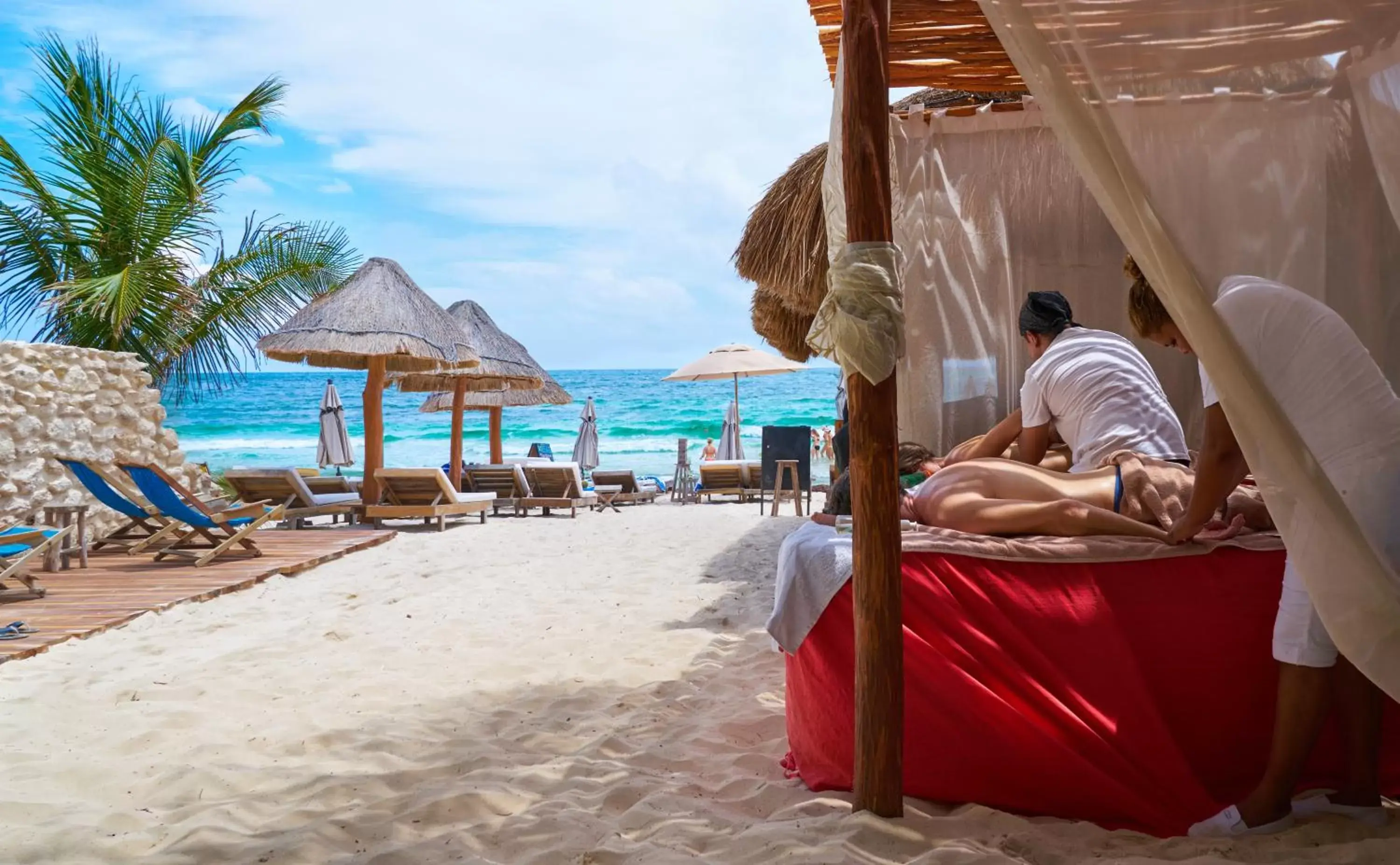 Massage, Beach in Playa Canek Beachfront Eco Hotel