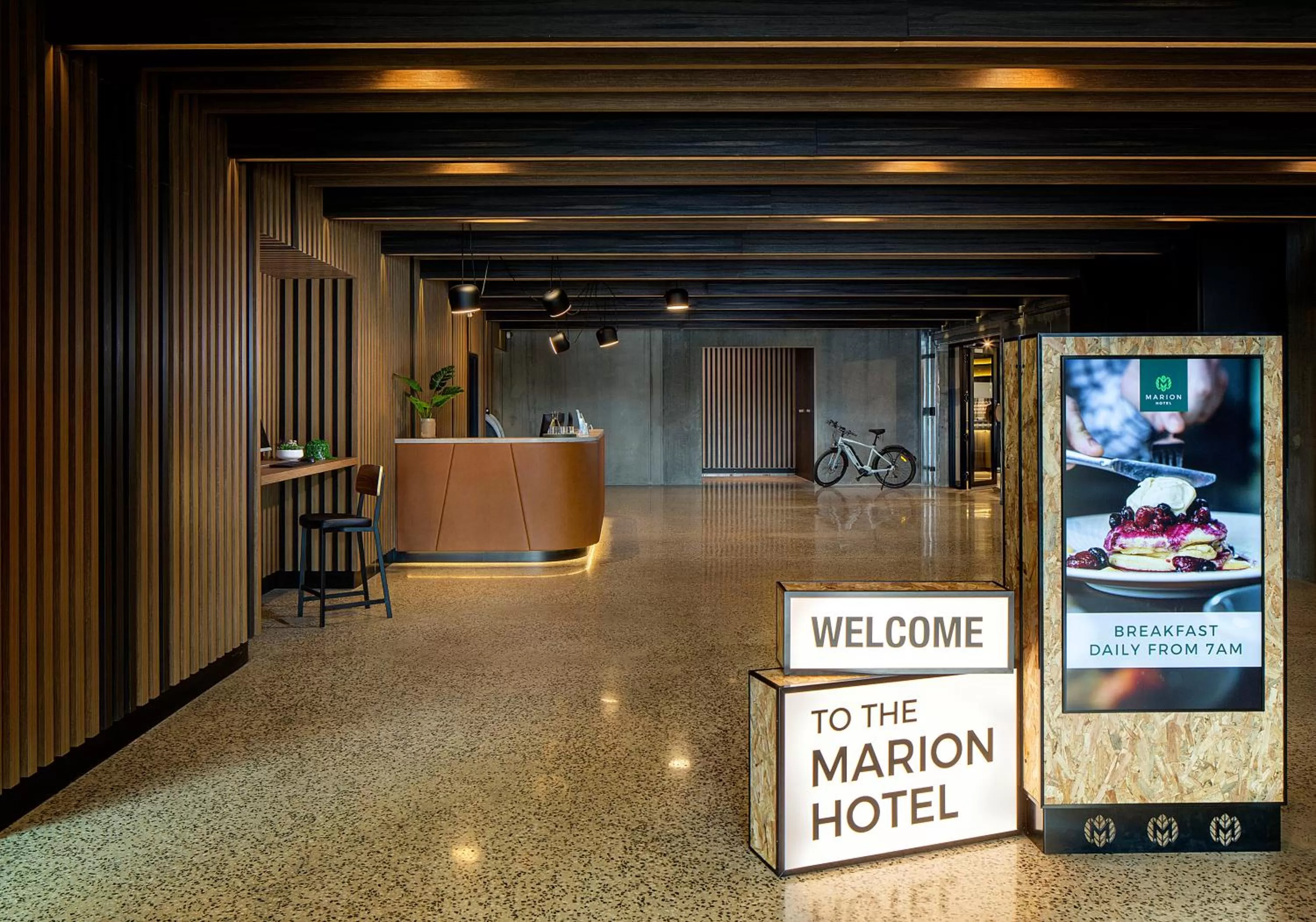 Lobby or reception in Marion Hotel