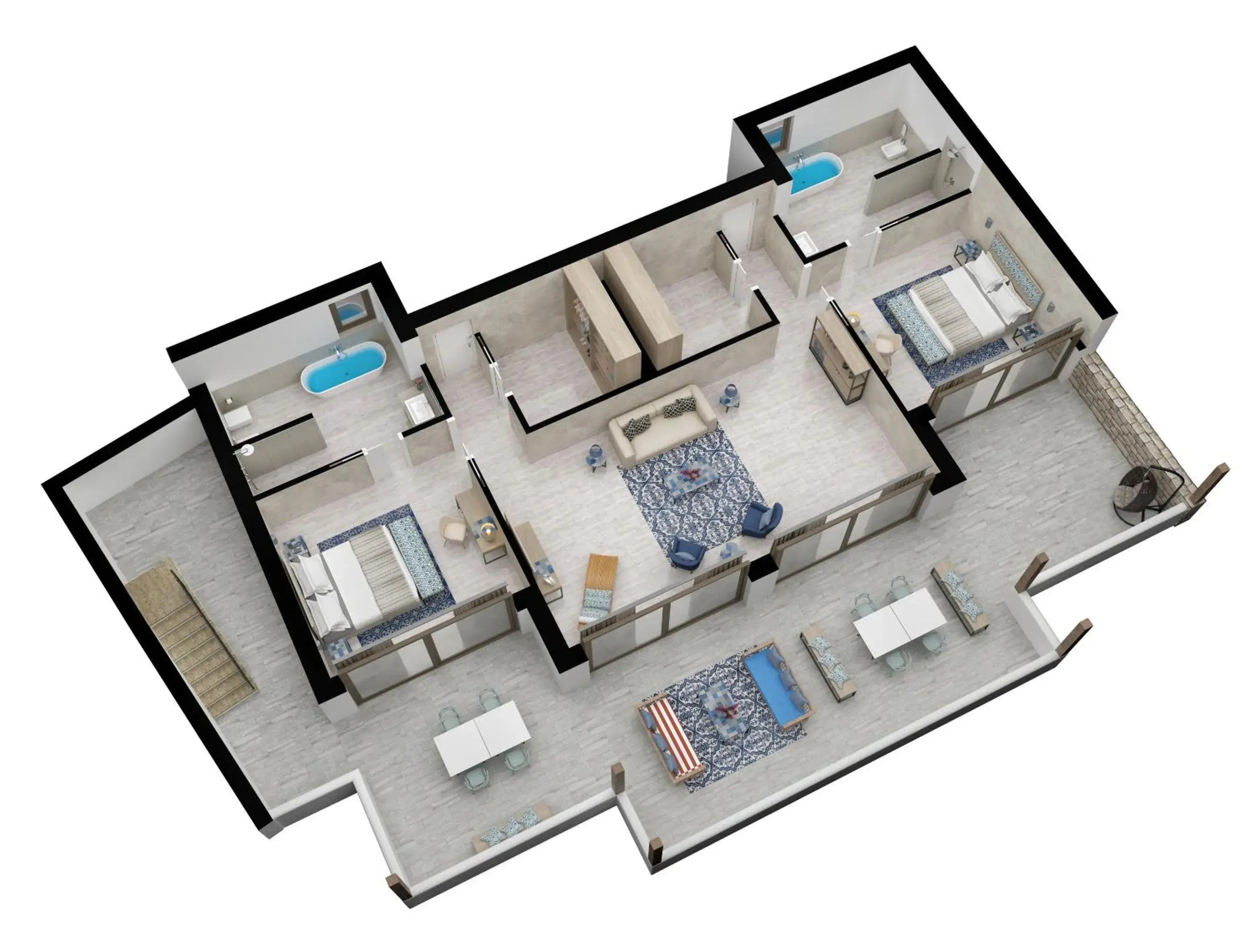 Floor Plan in Baglioni Resort Sardinia - The Leading Hotels of the World