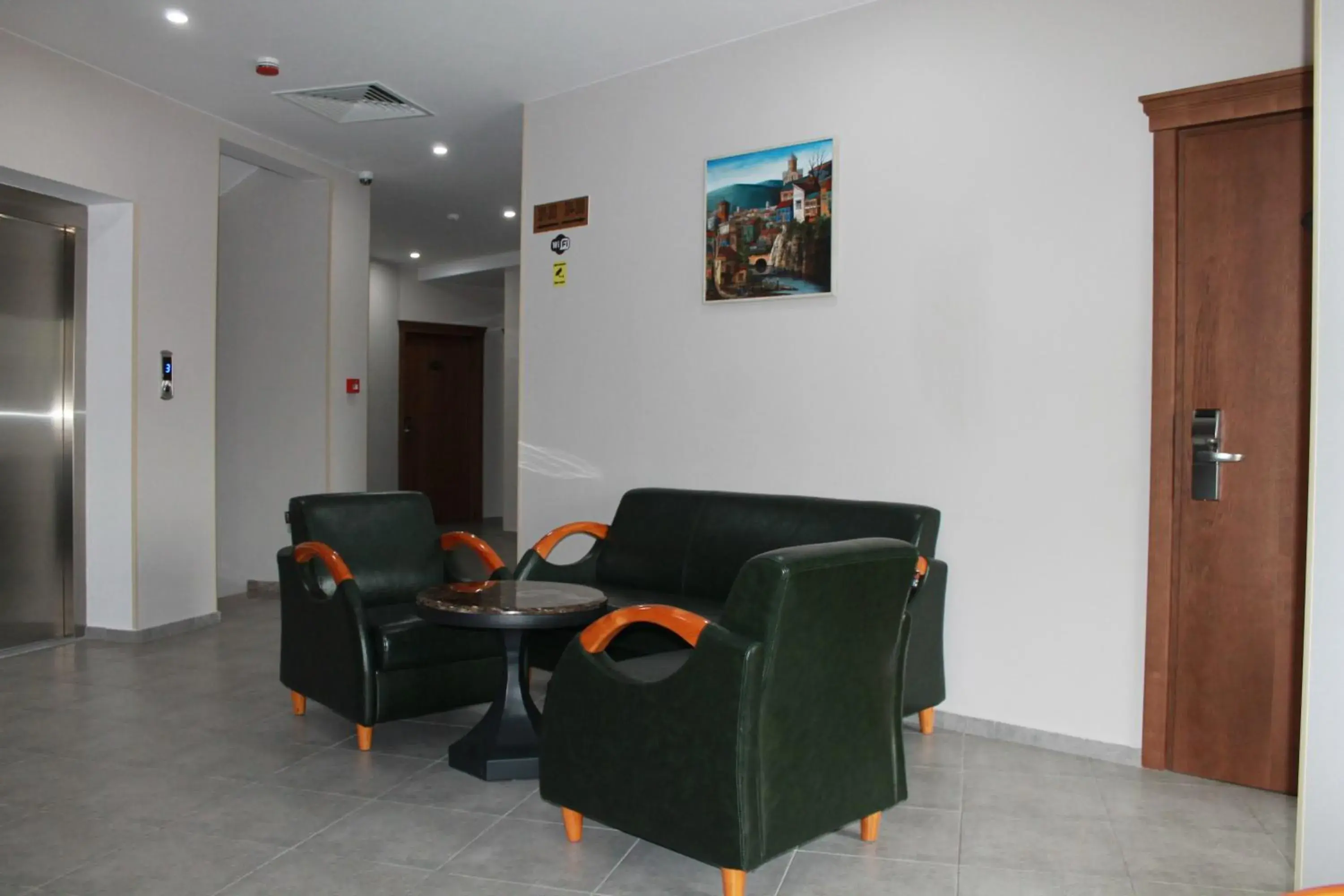 Seating Area in Hotel Metekhi Line