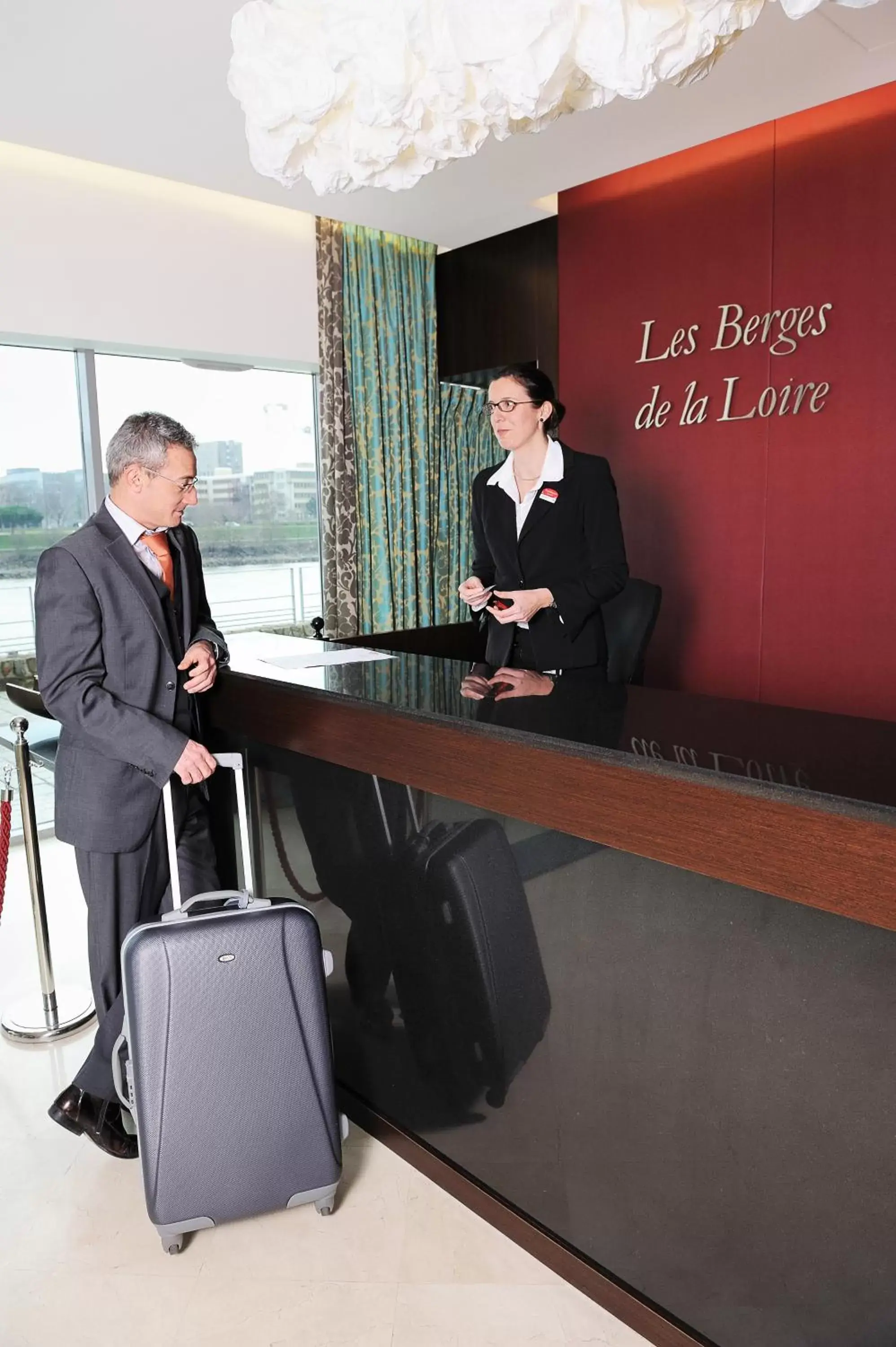 Lobby or reception in Residhome Nantes Berges De La Loire