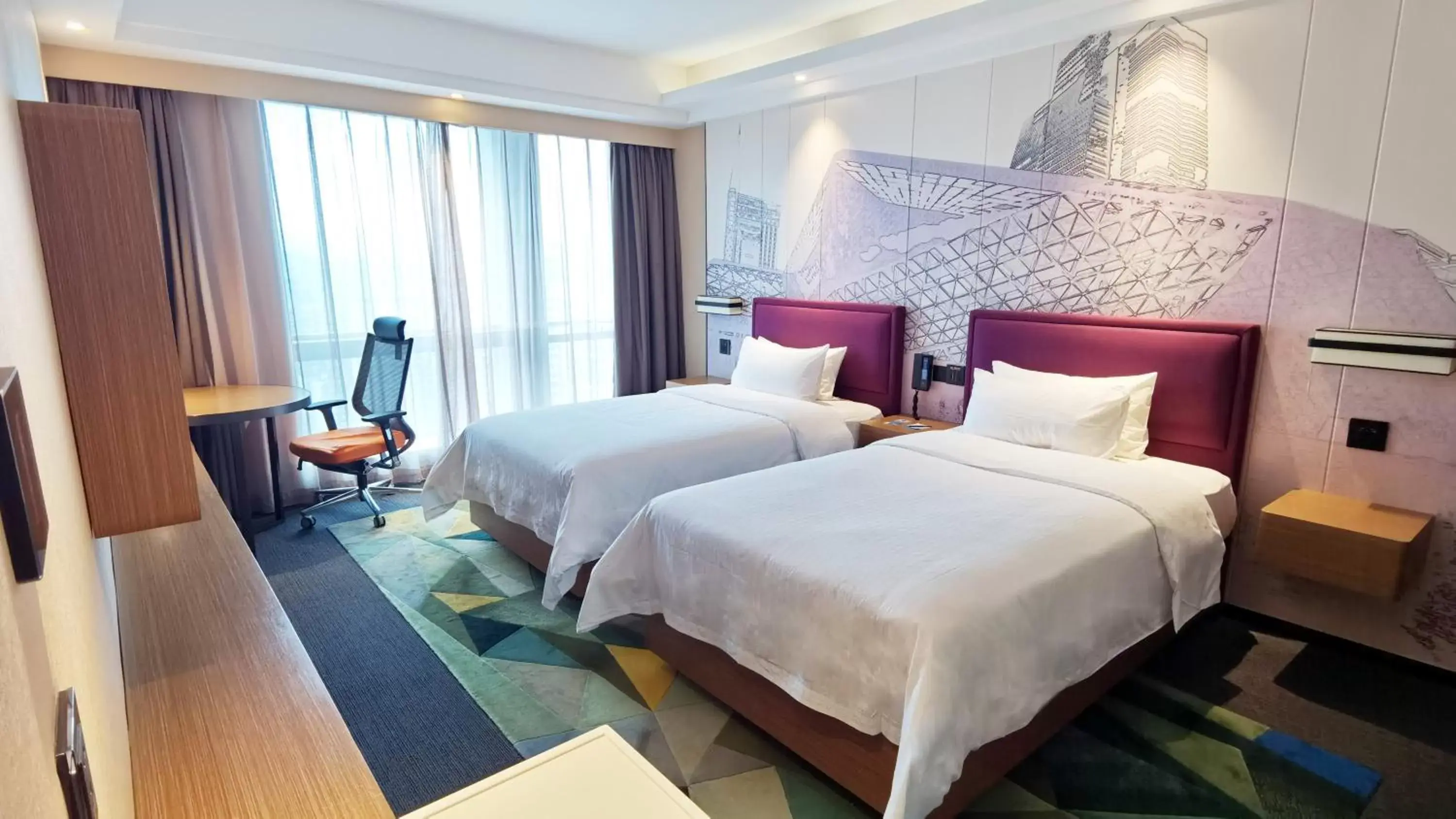 bunk bed, Bed in Hampton by Hilton Guangzhou Zhujiang New Town