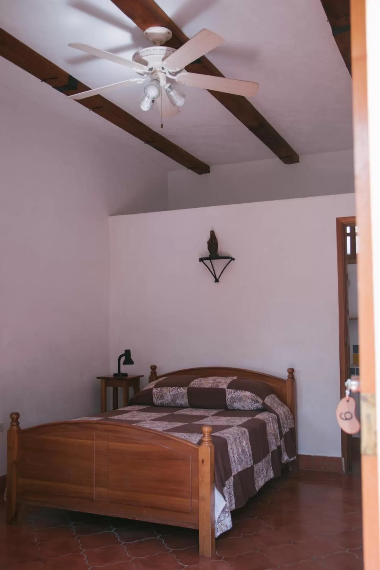 Bed in La Casa de Cafe Bed and Breakfast