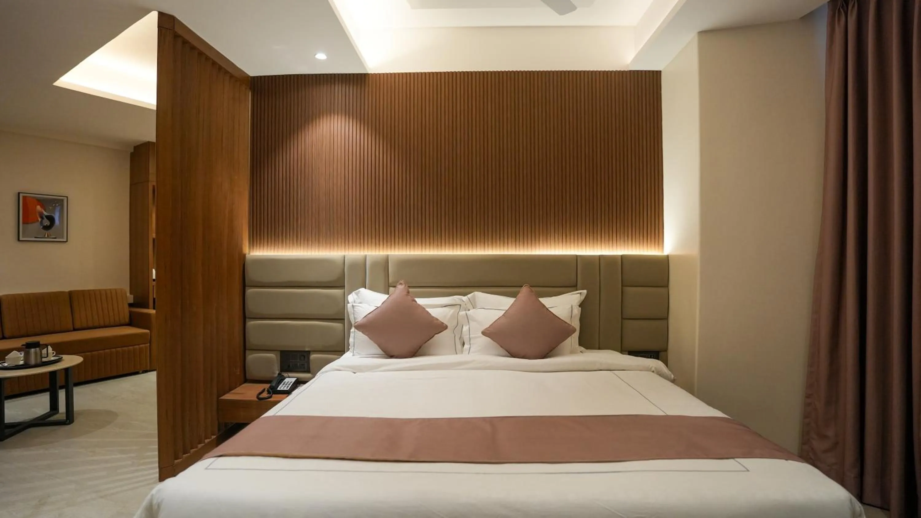 Bed in Jivanta Shirdi