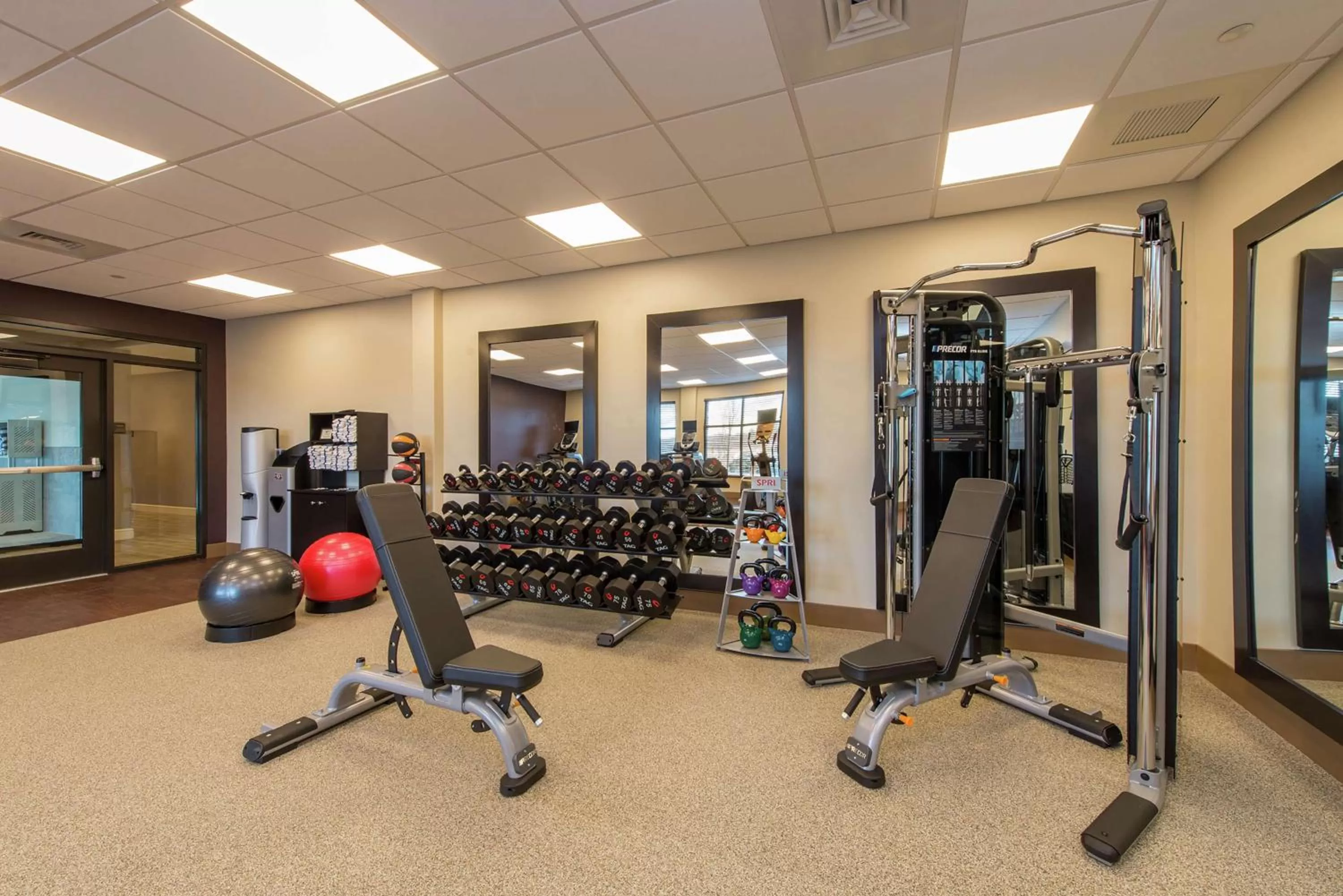 Fitness centre/facilities in Homewood Suites by Hilton Boston Marlborough