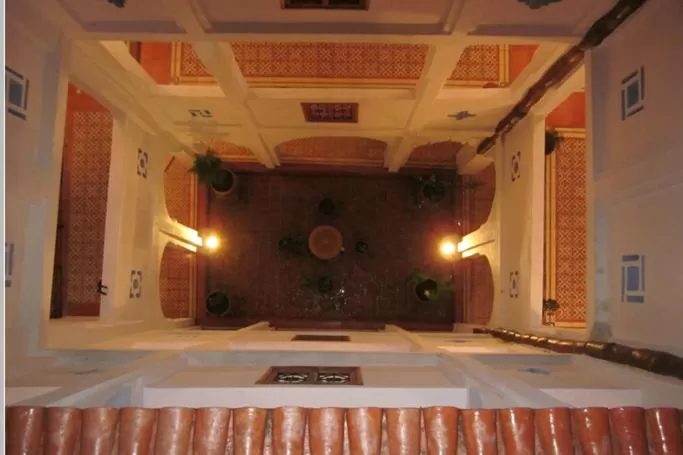 Decorative detail in Hôtel Ras El Maa